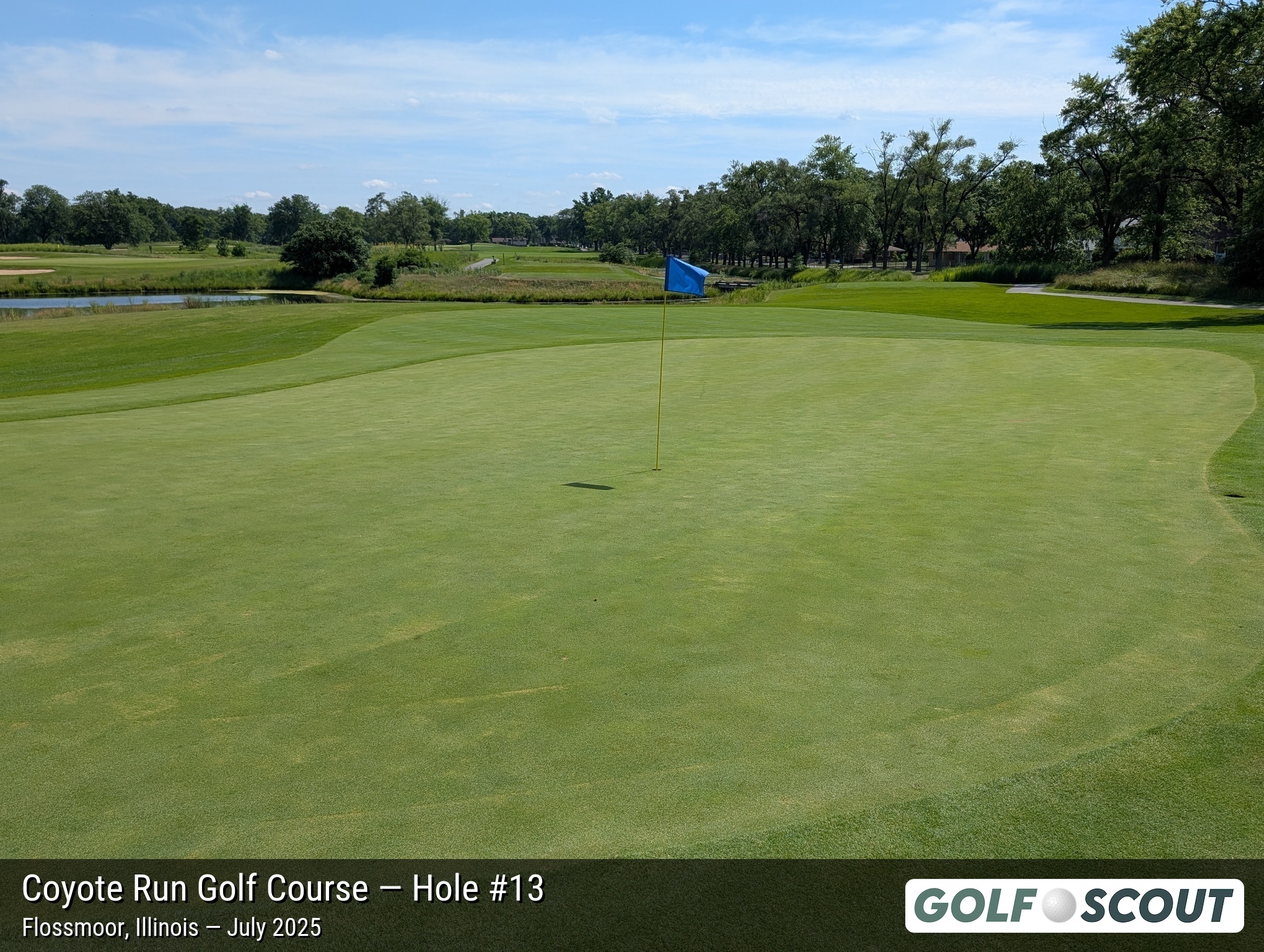 Hole 13 at Coyote Run Golf Course