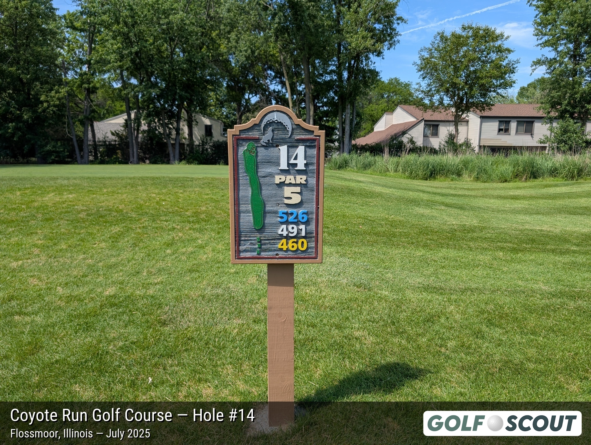 Hole 14 at Coyote Run Golf Course