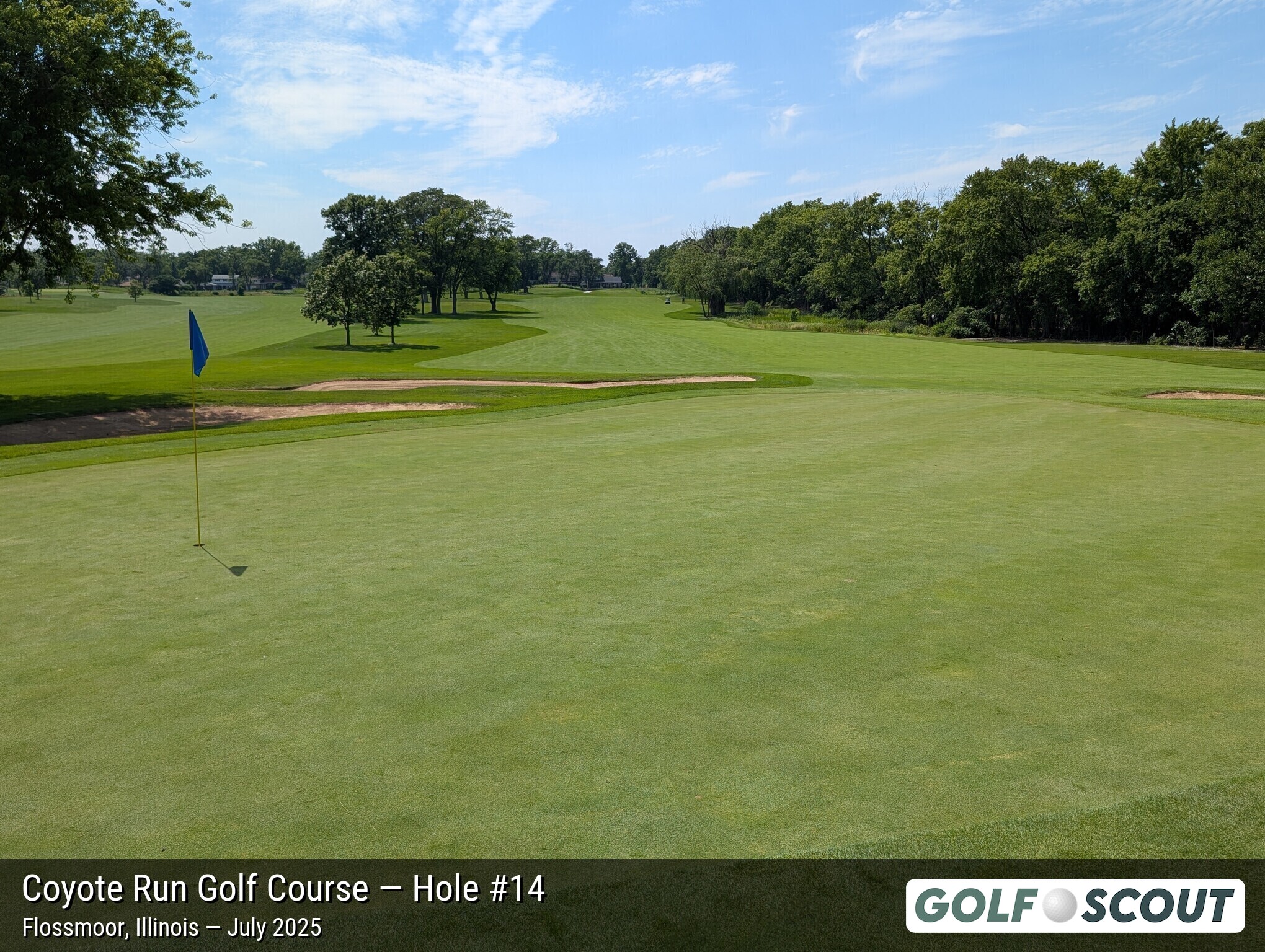 Hole 14 at Coyote Run Golf Course