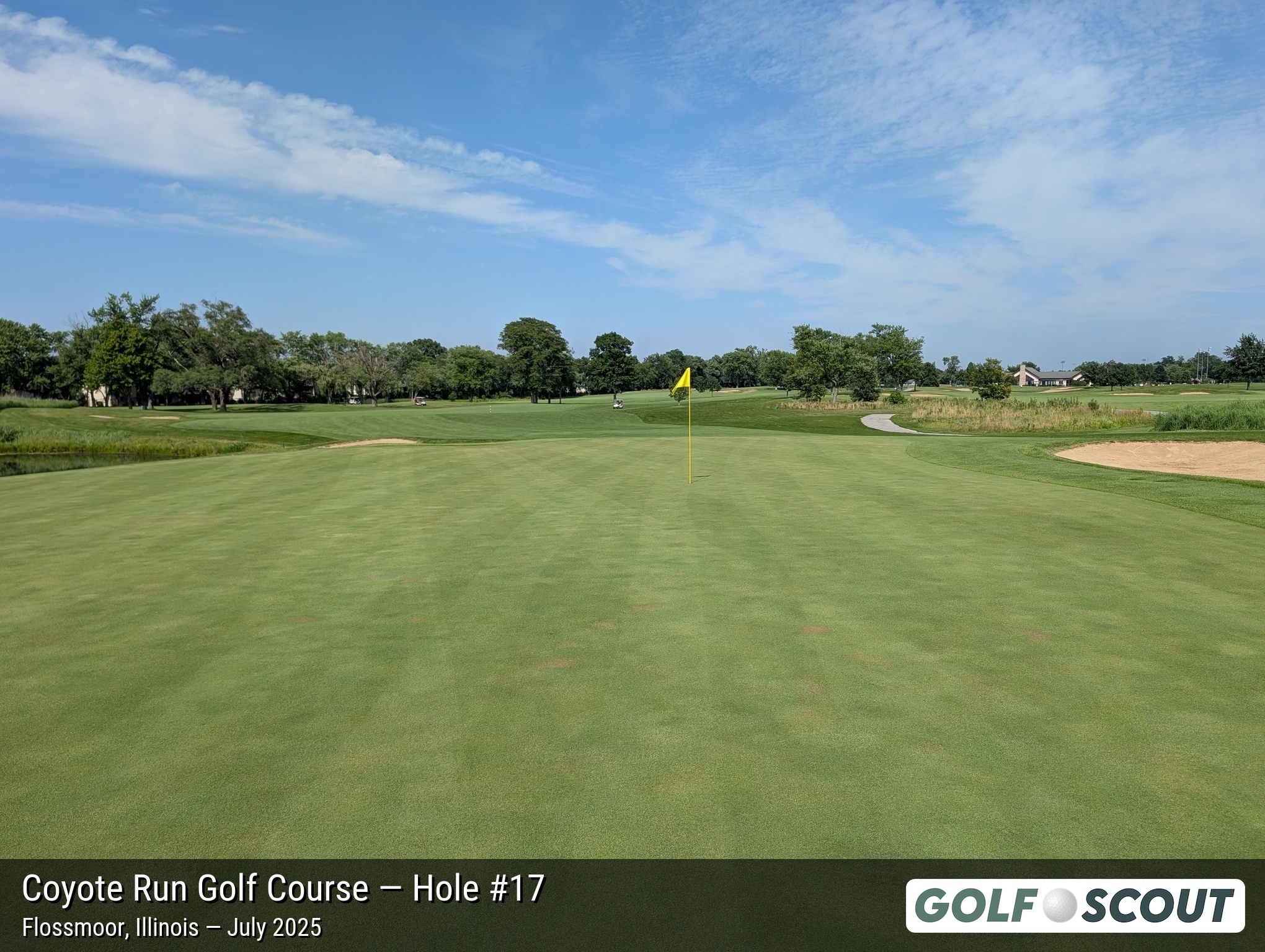 Hole 17 at Coyote Run Golf Course
