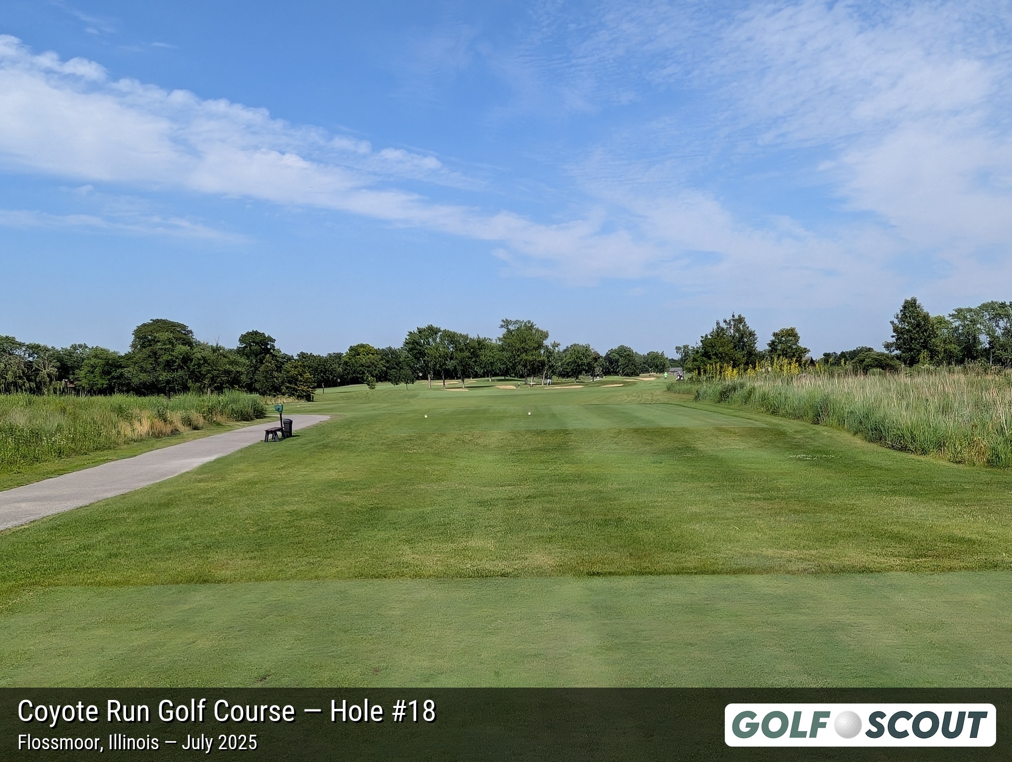 Hole 18 at Coyote Run Golf Course