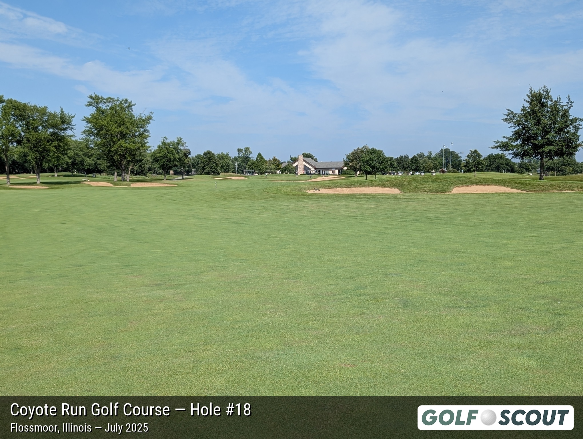 Hole 18 at Coyote Run Golf Course