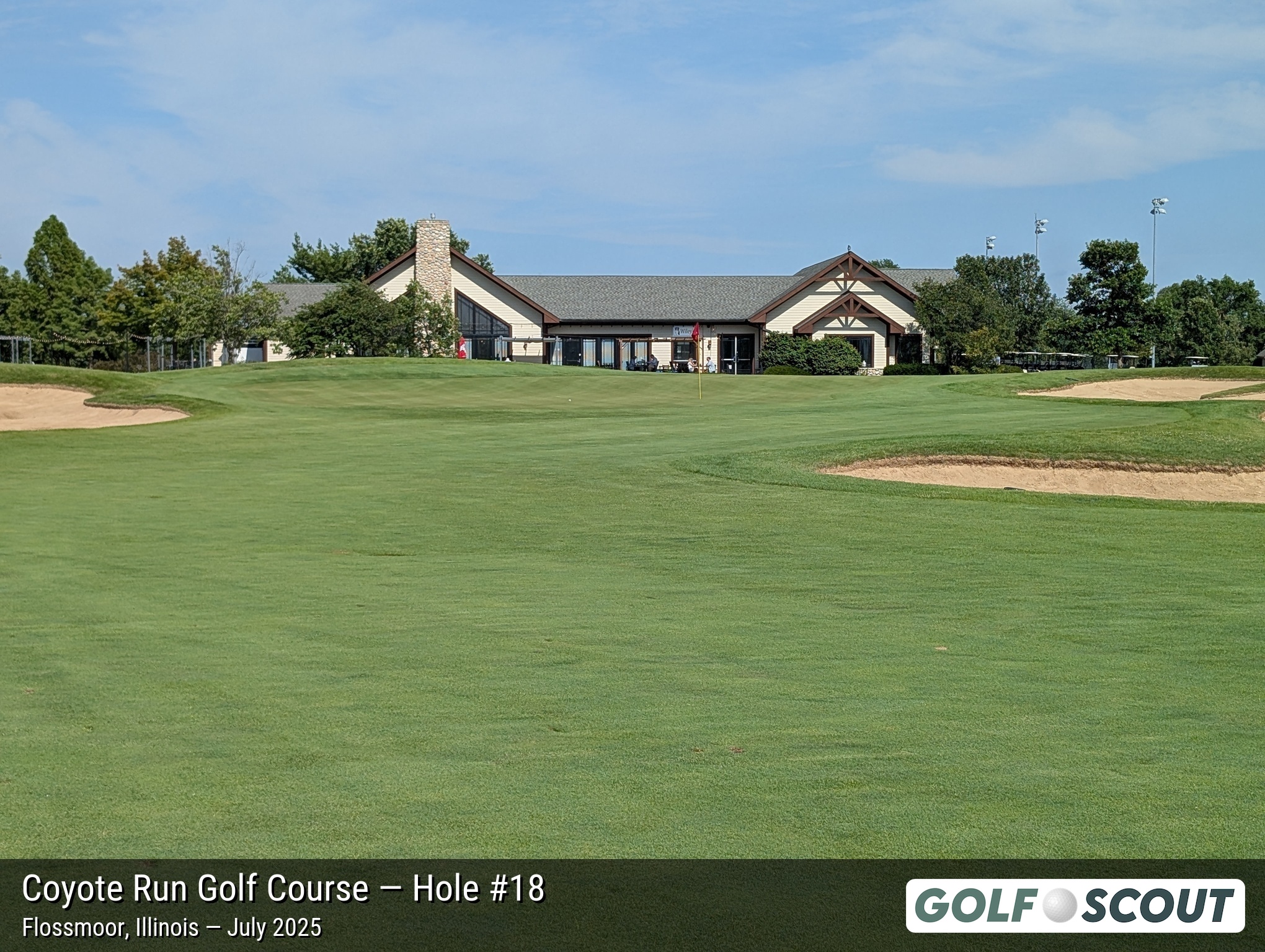 Hole 18 at Coyote Run Golf Course