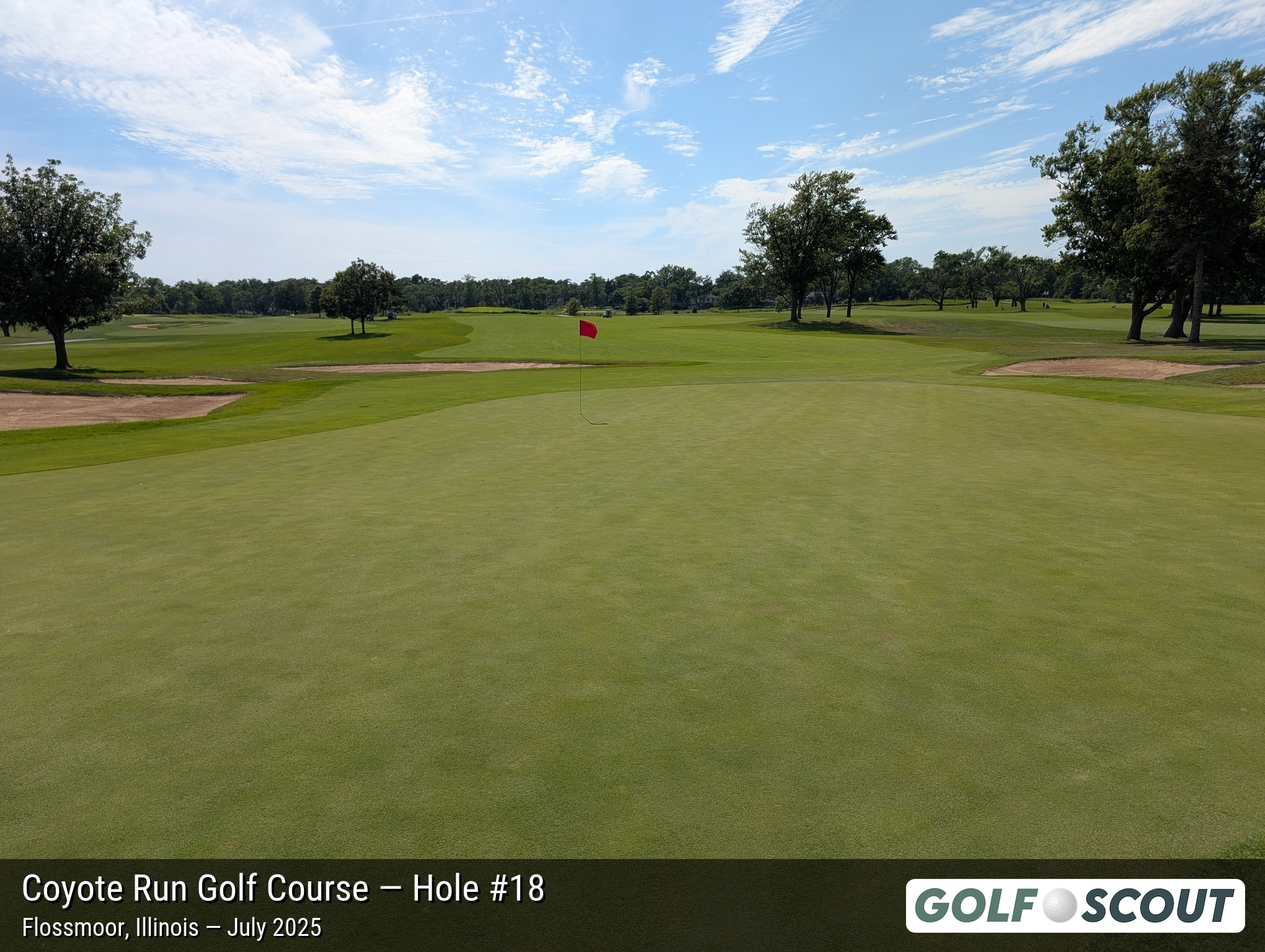 Hole 18 at Coyote Run Golf Course
