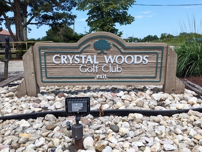 Crystal Woods Golf Club Entrance Sign