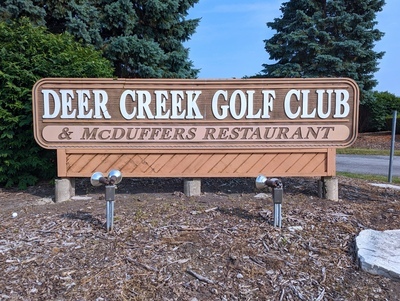 Deer Creek Golf Club Entrance Sign