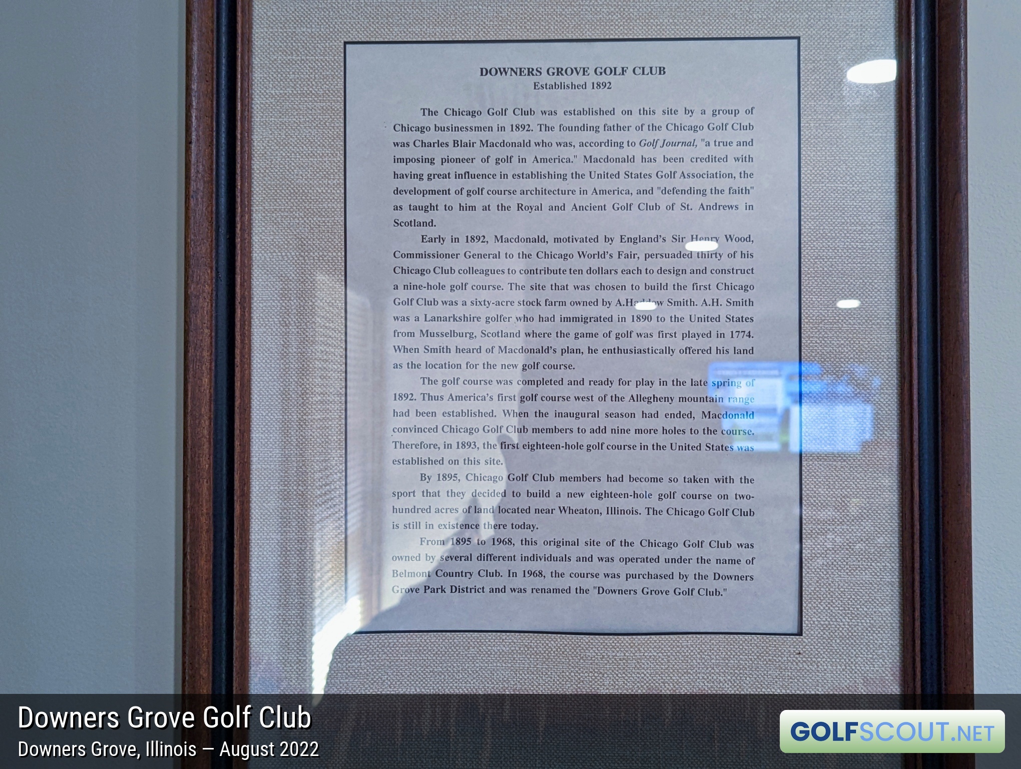 Miscellaneous photo of Downers Grove Golf Club in Downers Grove, Illinois. 