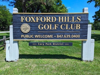Foxford Hills Golf Club Entrance Sign
