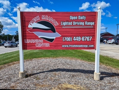 Fresh Meadow Golf Club Entrance Sign