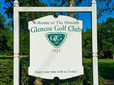 Glencoe Golf Club Entrance Sign