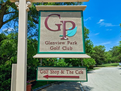 Glenview Park Golf Club Entrance Sign