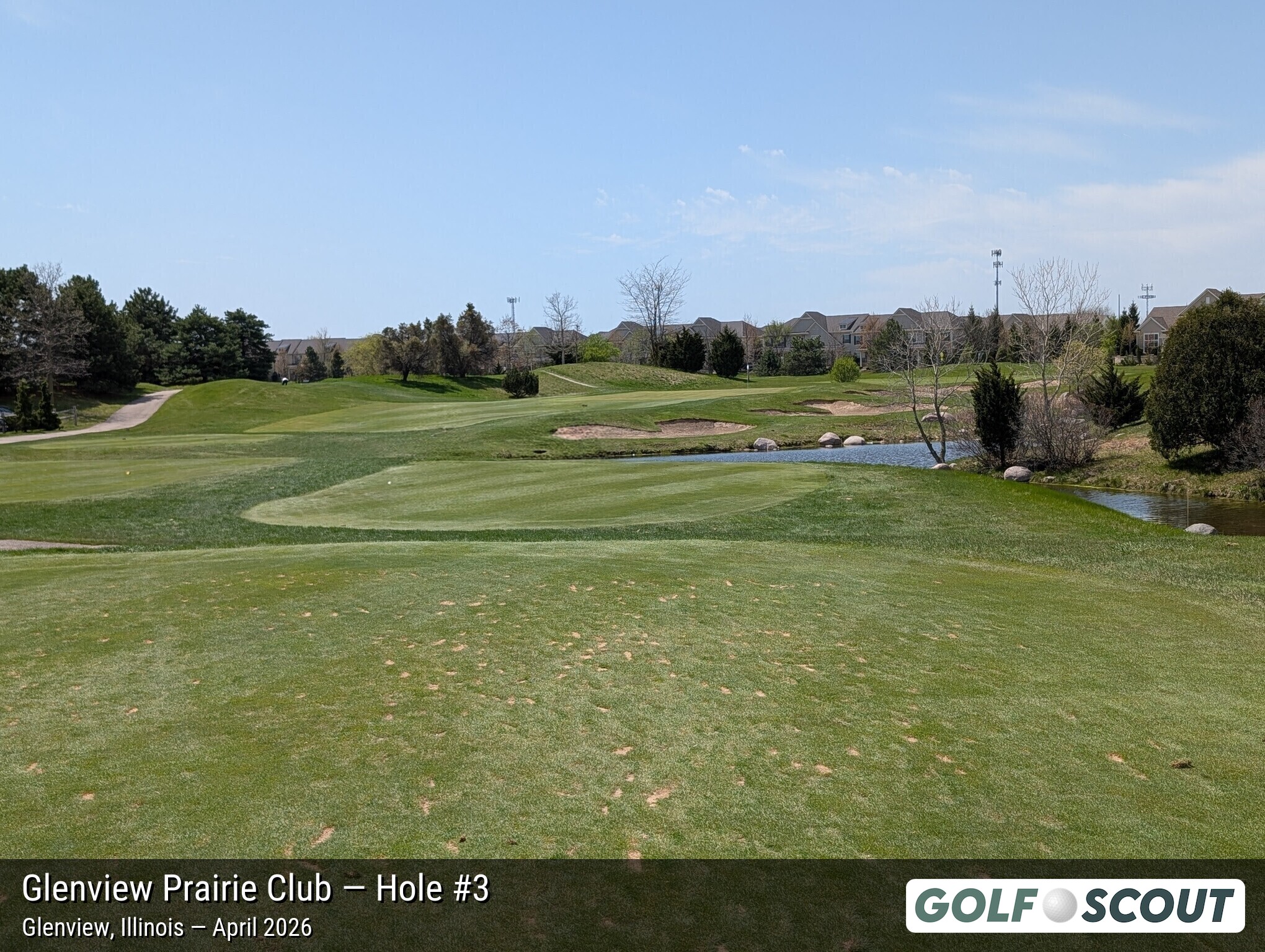 Hole 3 at Glenview Prairie Club
