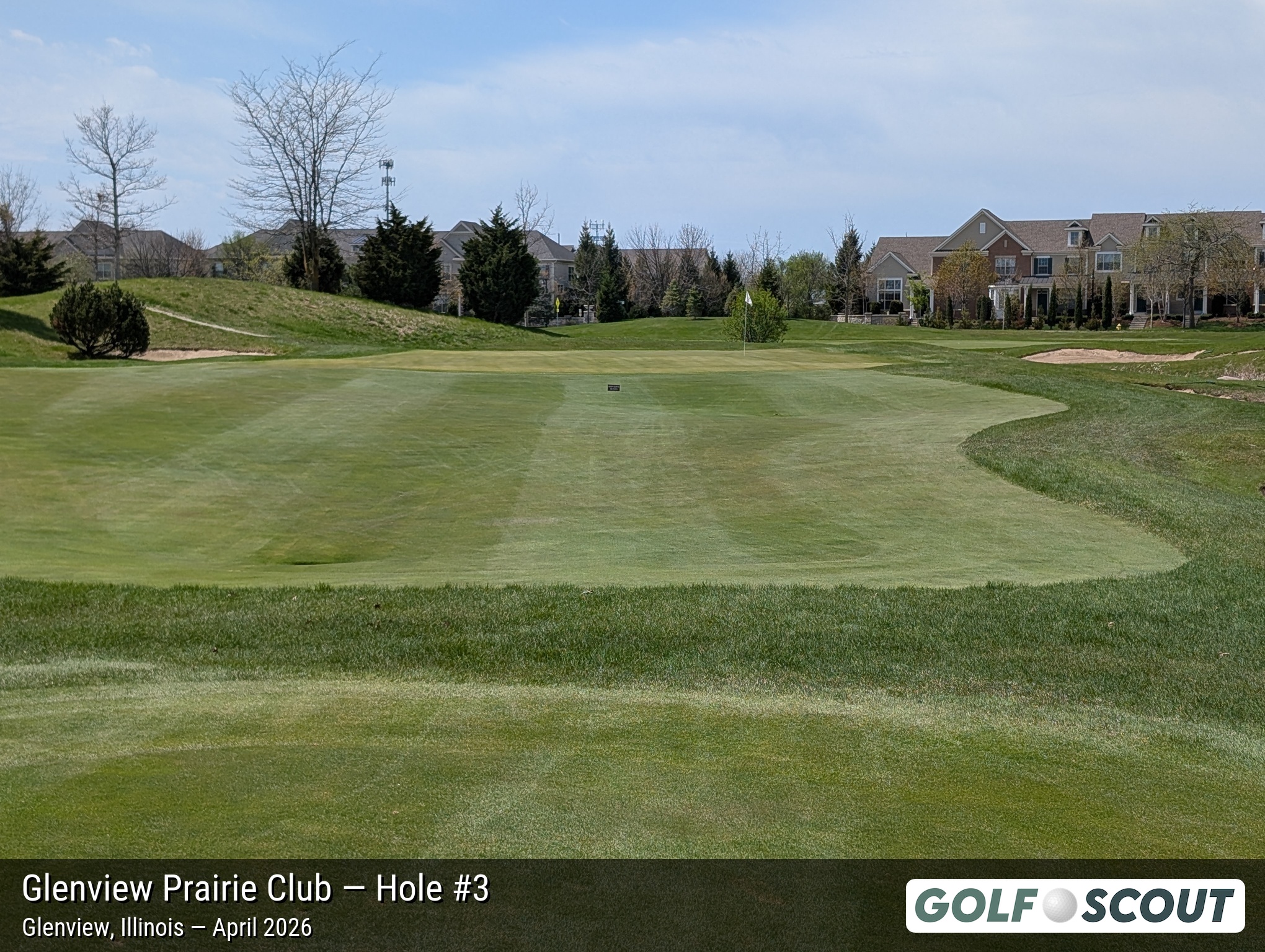 Hole 3 at Glenview Prairie Club