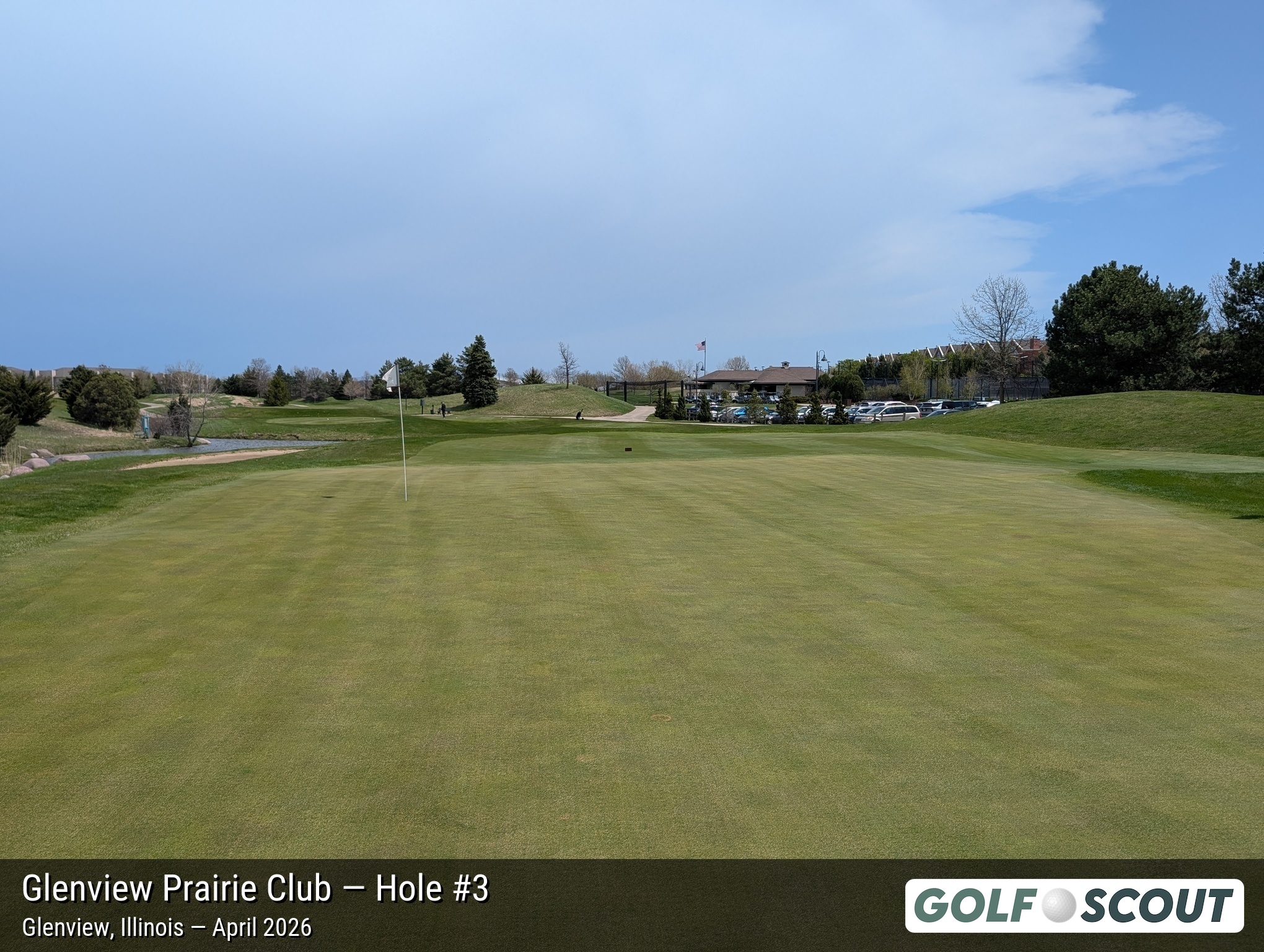 Hole 3 at Glenview Prairie Club