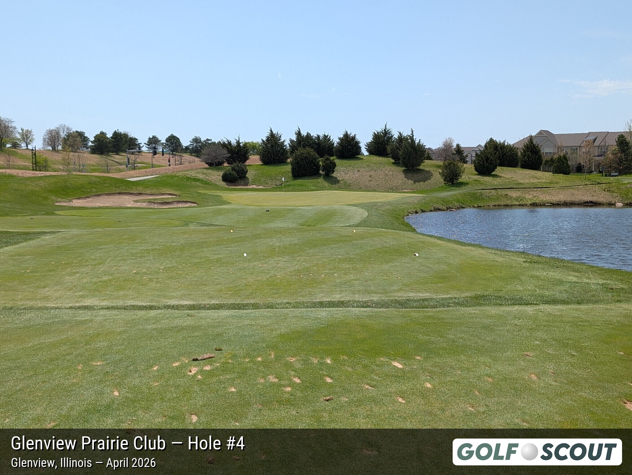 Hole 4 at Glenview Prairie Club