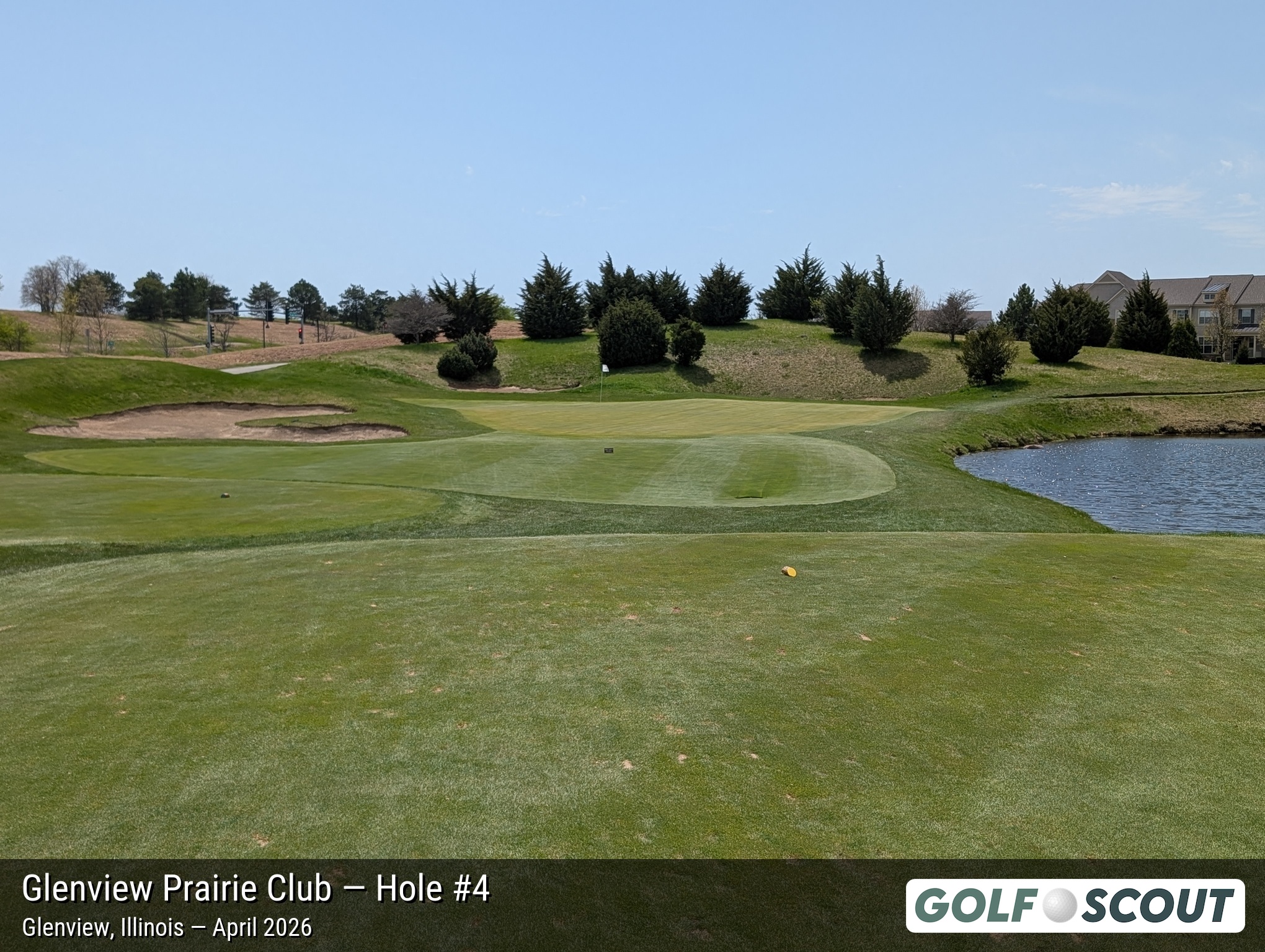 Hole 4 at Glenview Prairie Club