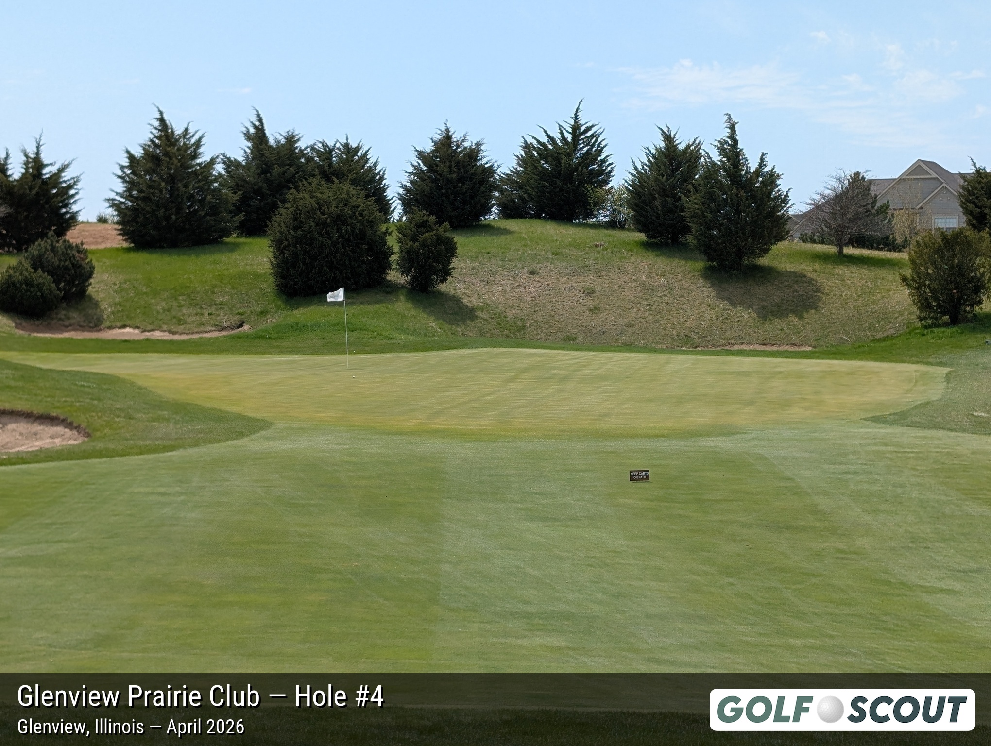Hole 4 at Glenview Prairie Club