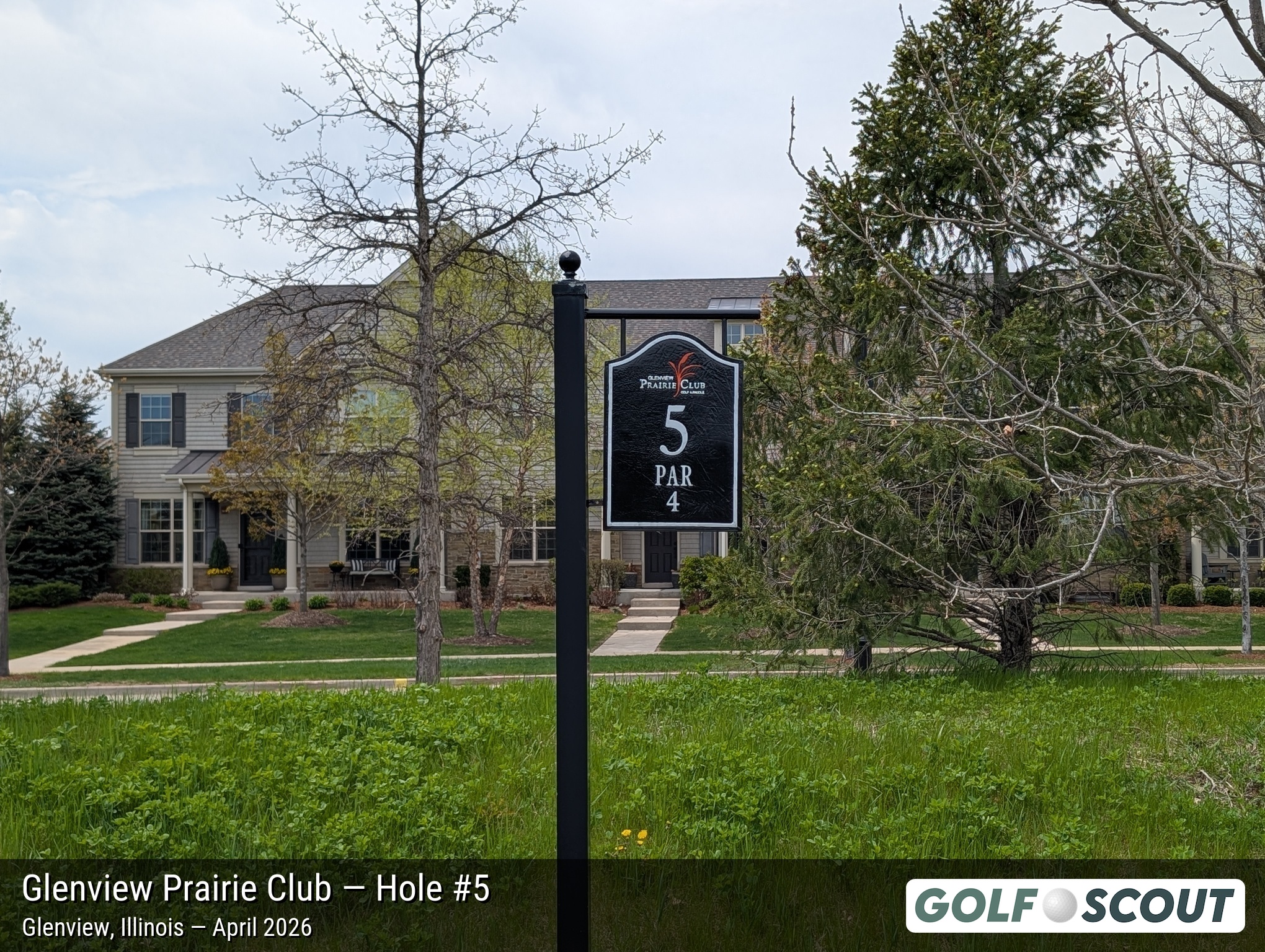 Hole 5 at Glenview Prairie Club