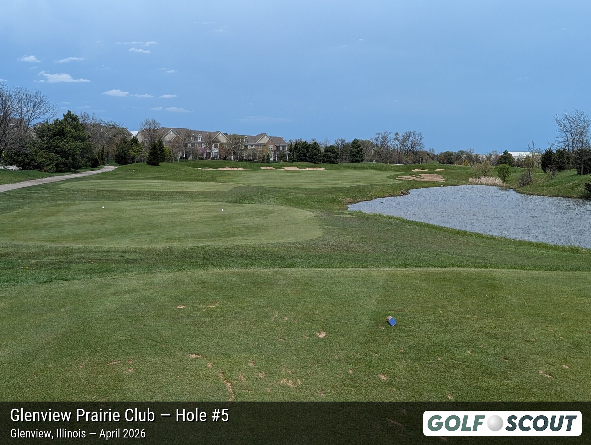 Hole 5 at Glenview Prairie Club