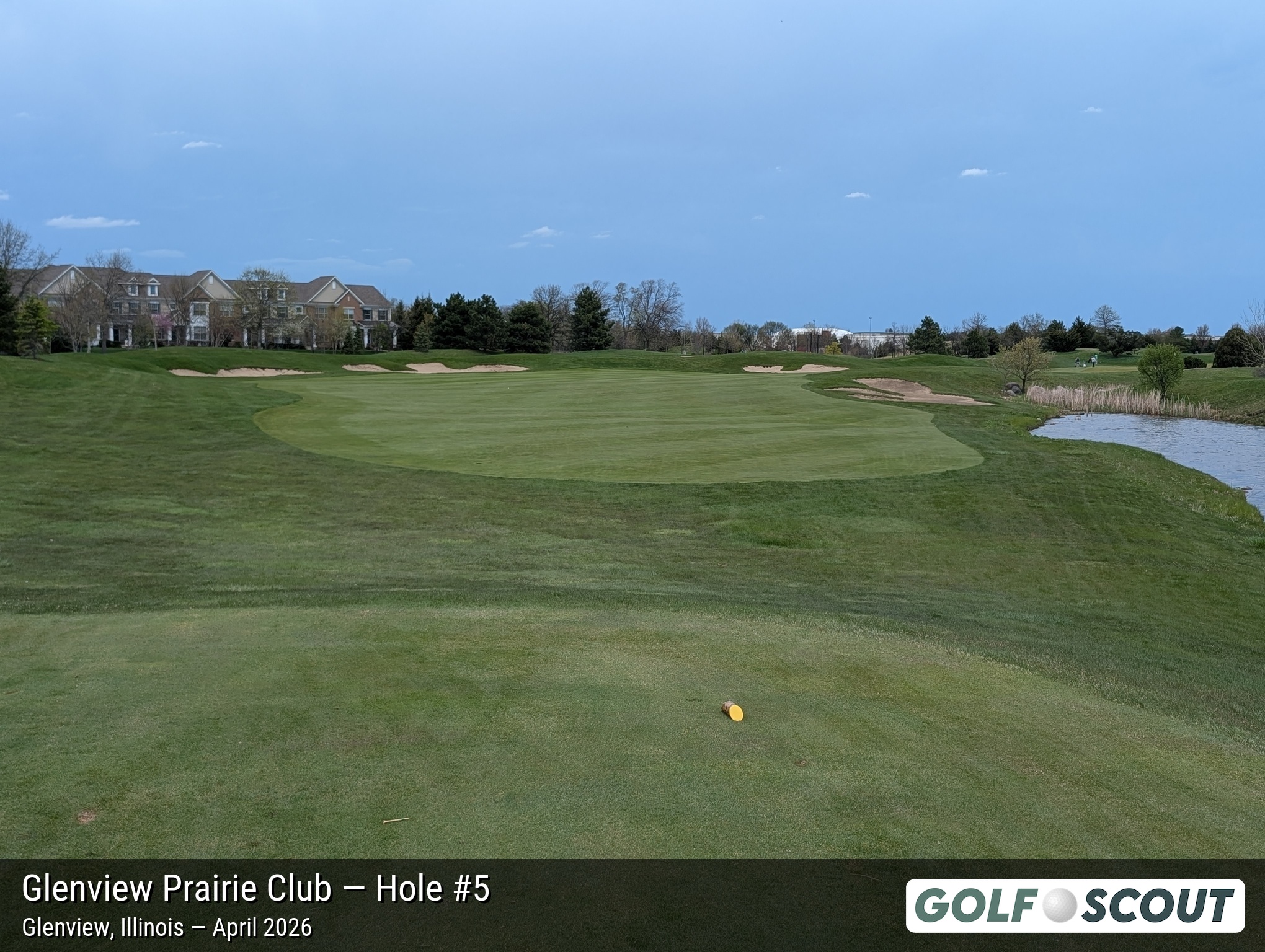 Hole 5 at Glenview Prairie Club