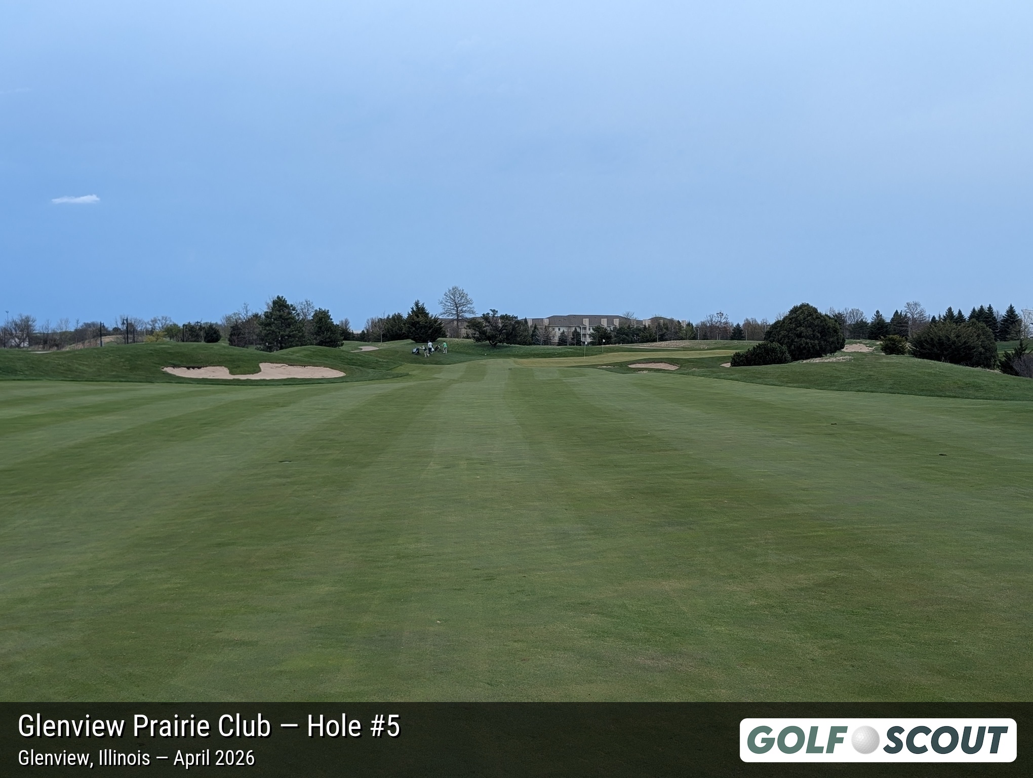 Hole 5 at Glenview Prairie Club