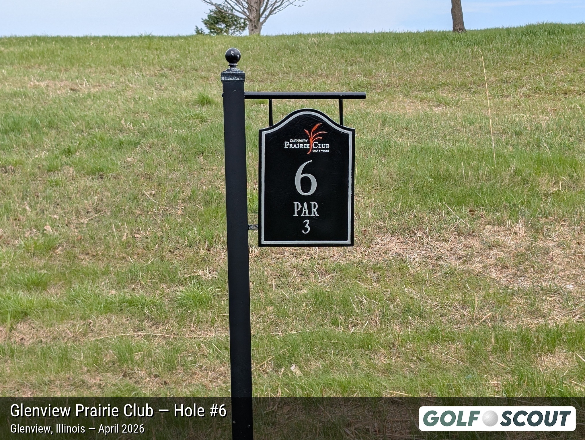 Hole 6 at Glenview Prairie Club