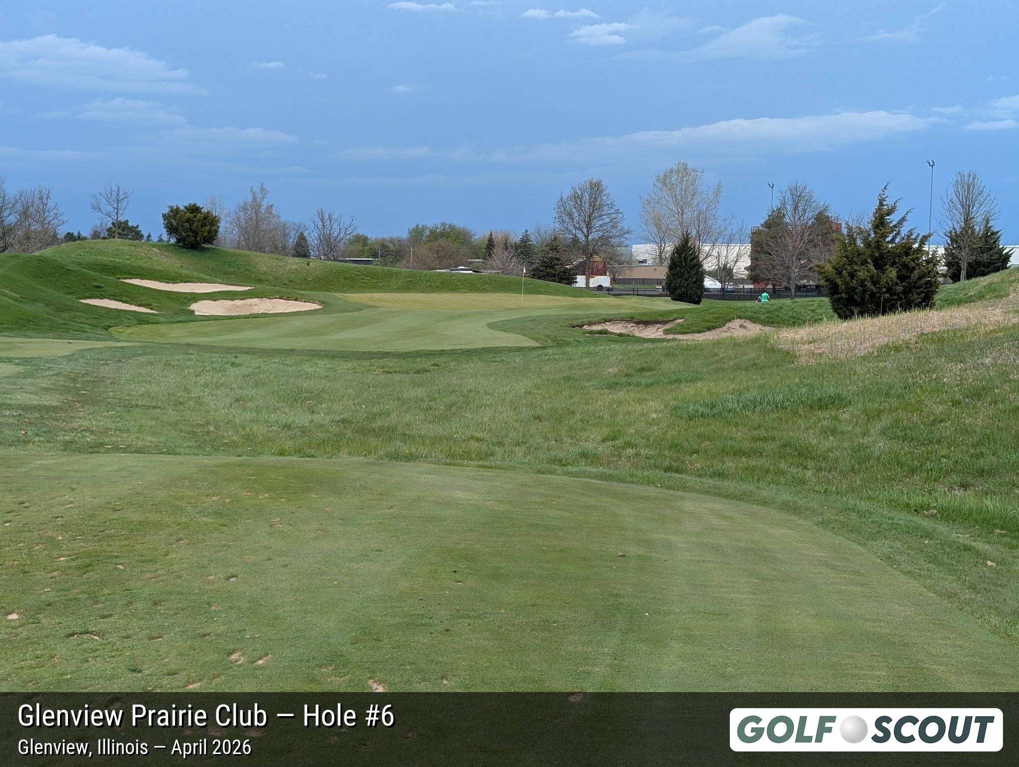 Hole 6 at Glenview Prairie Club
