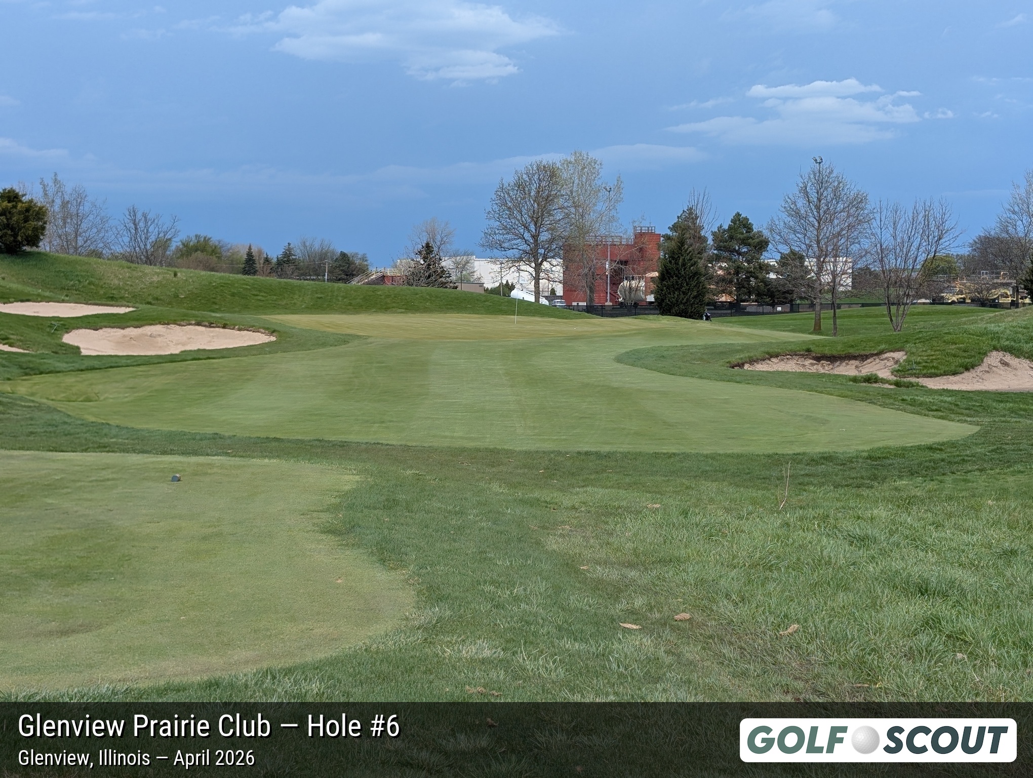 Hole 6 at Glenview Prairie Club