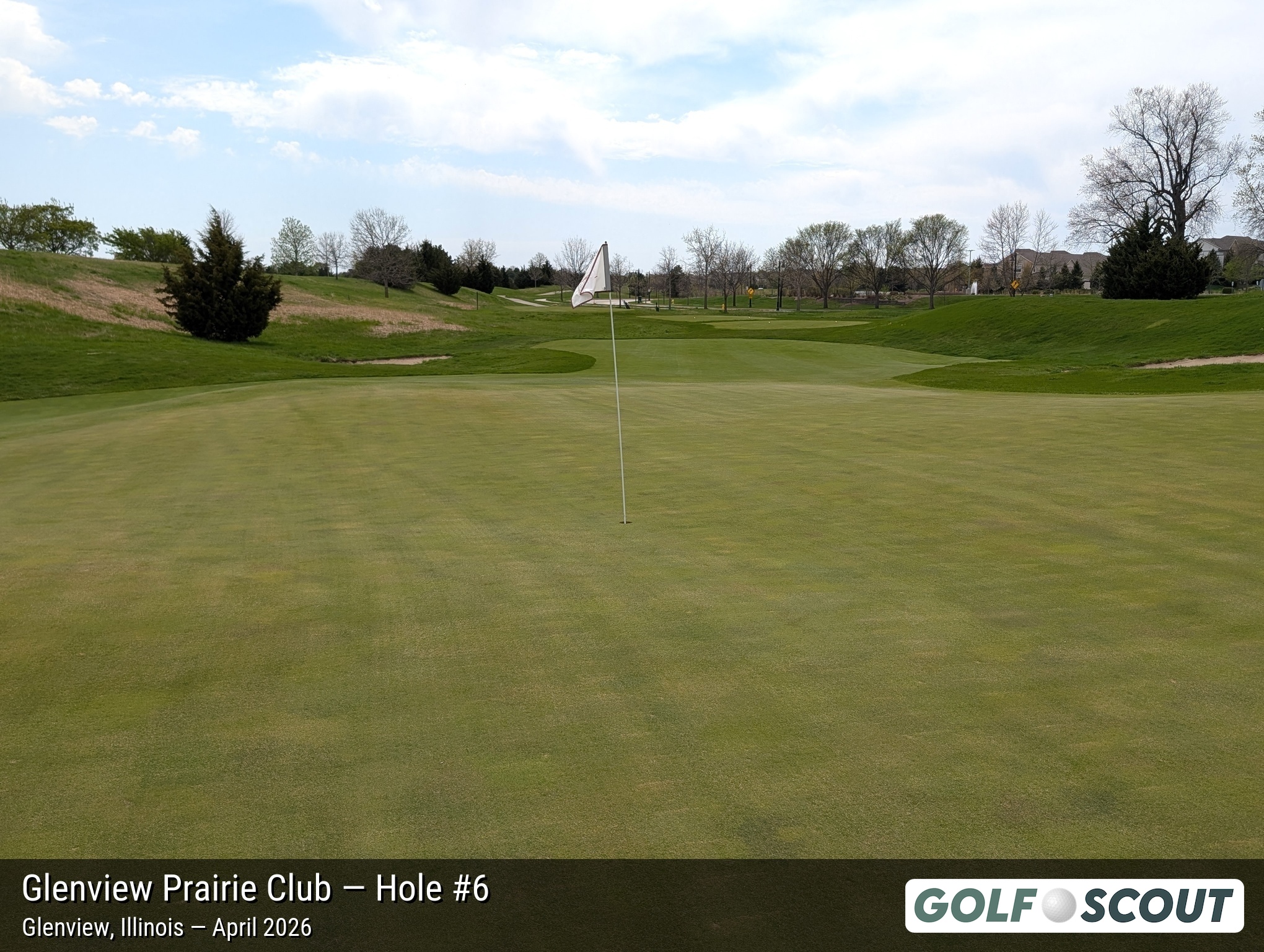 Hole 6 at Glenview Prairie Club