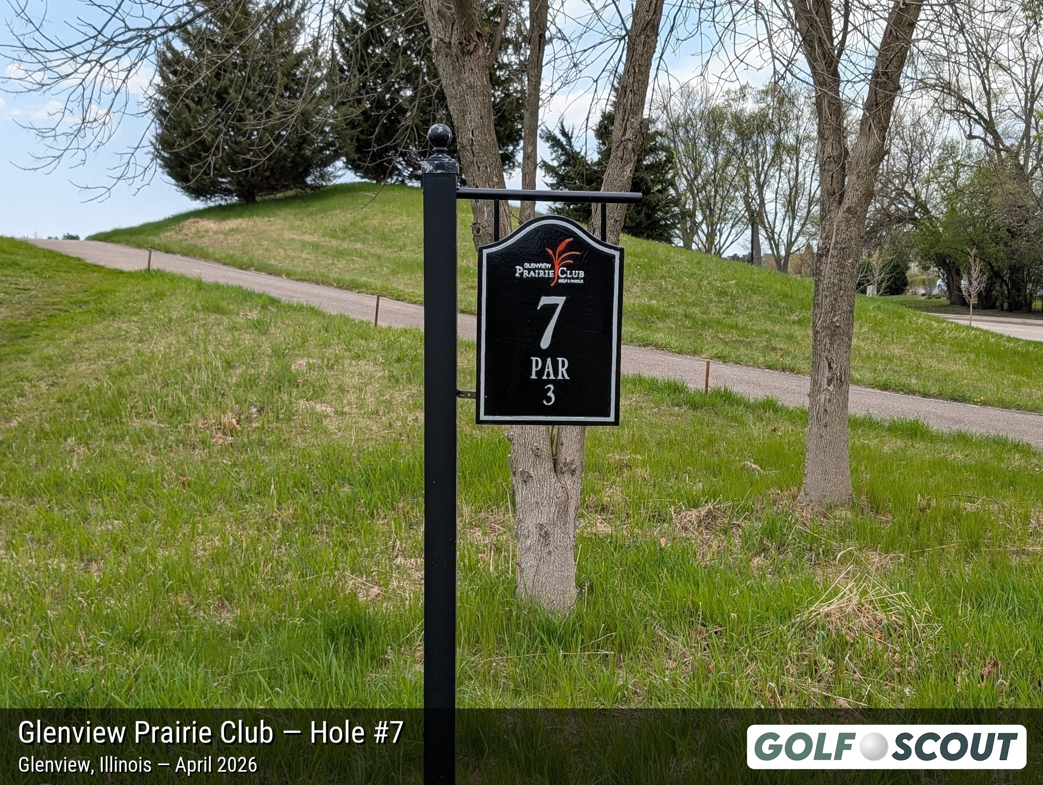 Hole 7 at Glenview Prairie Club