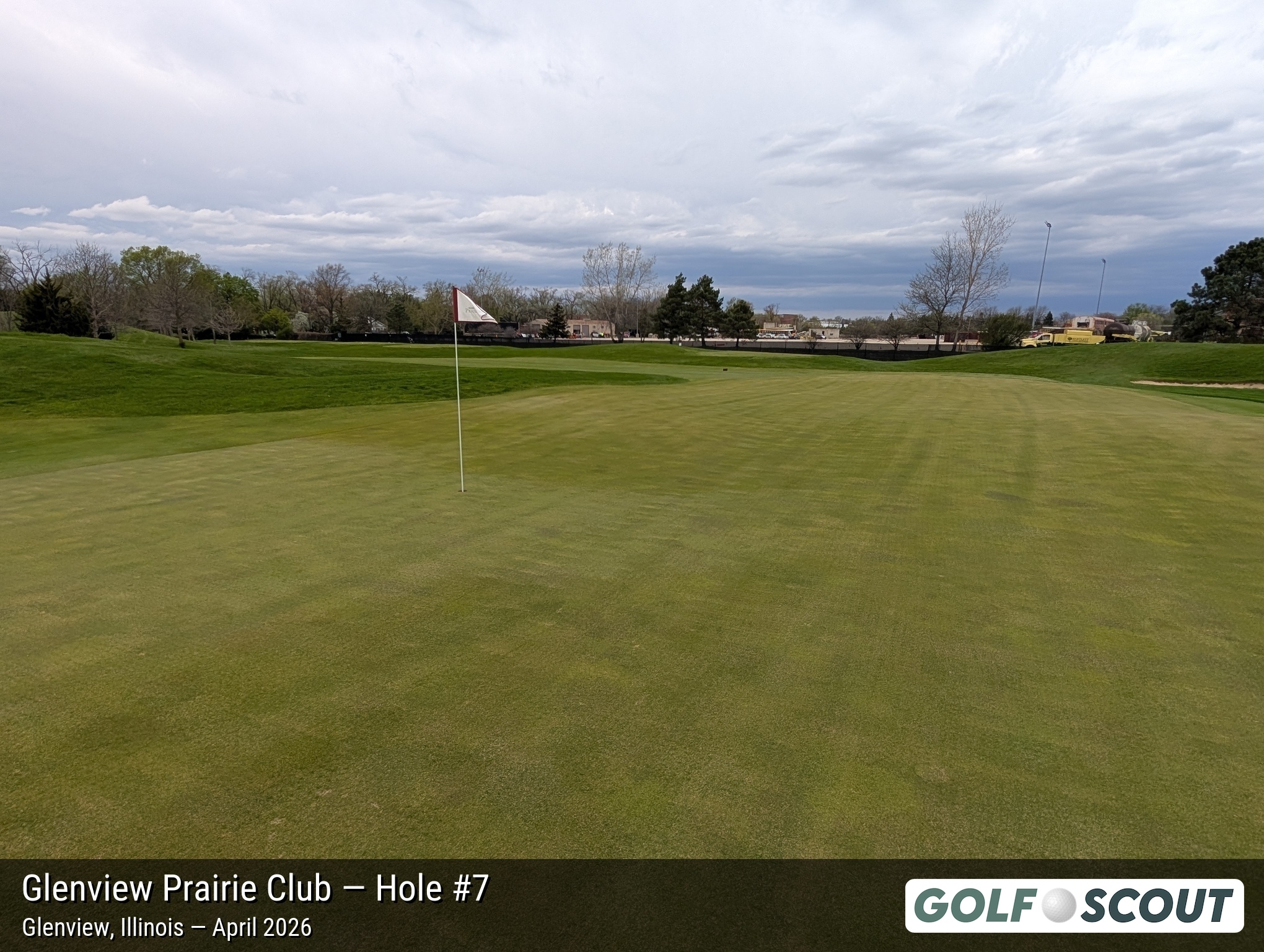 Hole 7 at Glenview Prairie Club