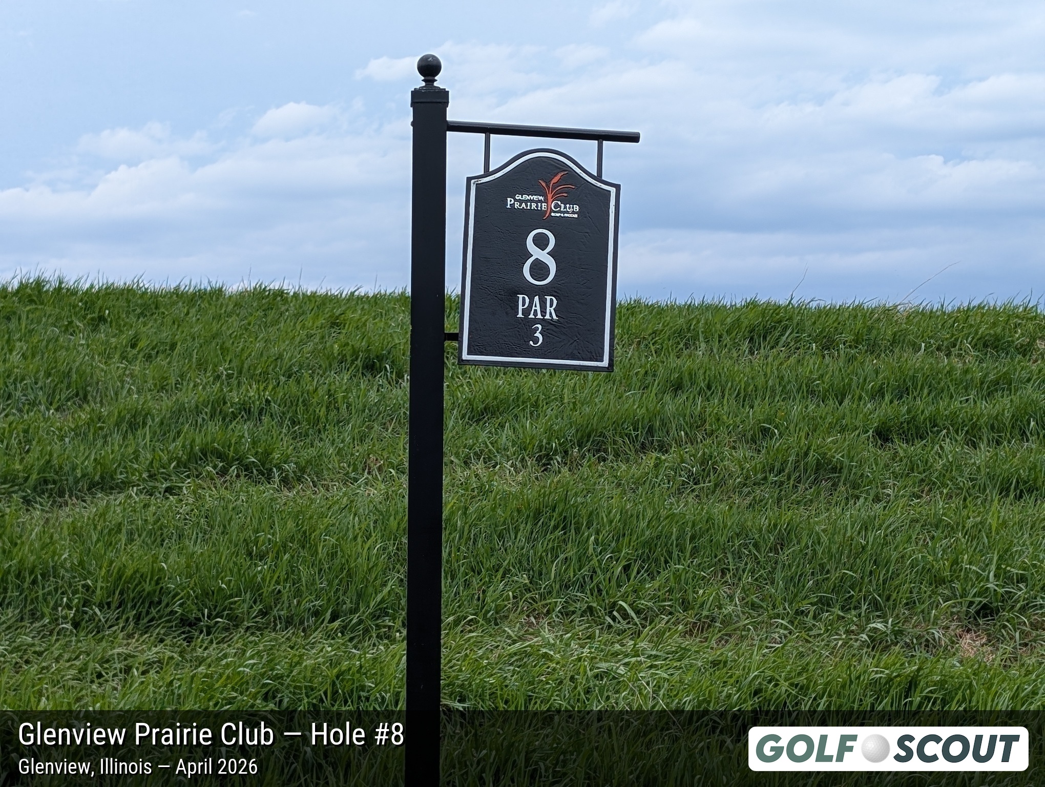 Hole 8 at Glenview Prairie Club