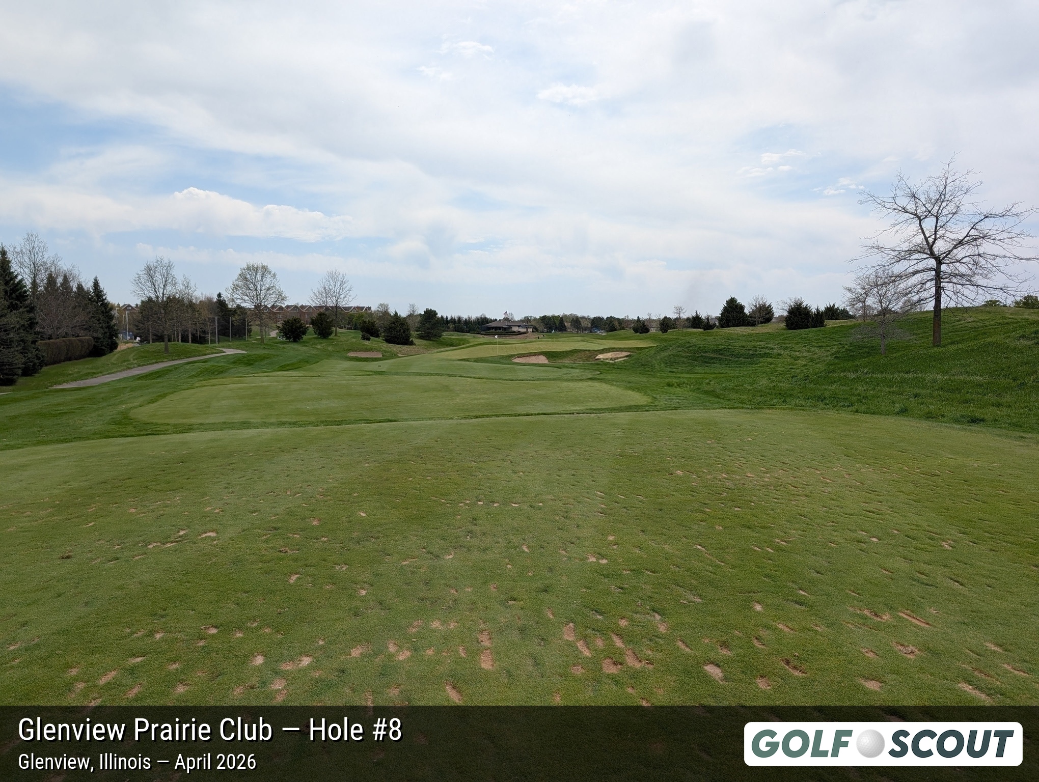Hole 8 at Glenview Prairie Club