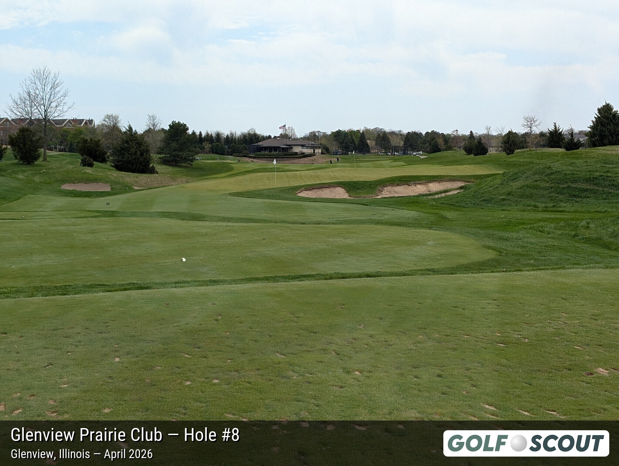 Hole 8 at Glenview Prairie Club