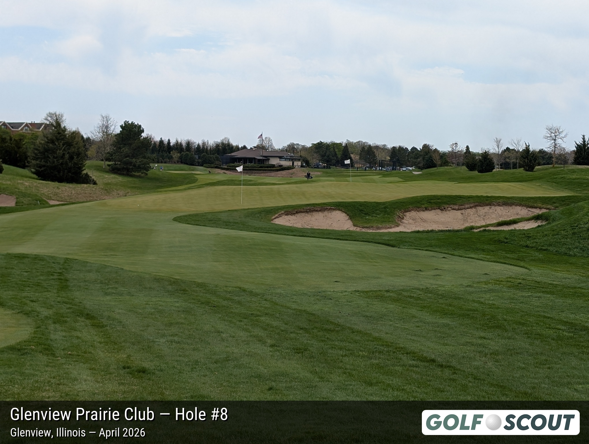 Hole 8 at Glenview Prairie Club