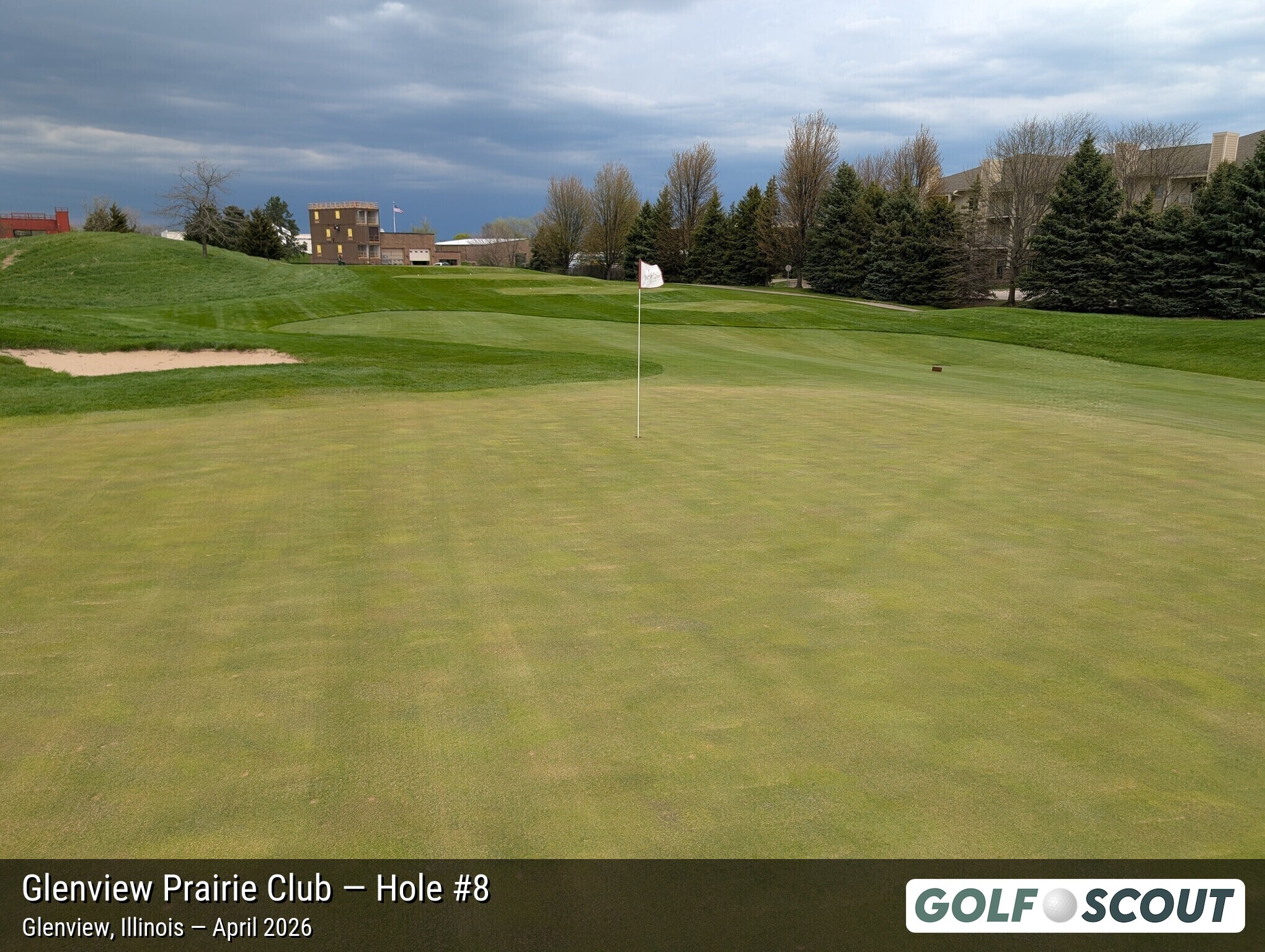 Hole 8 at Glenview Prairie Club