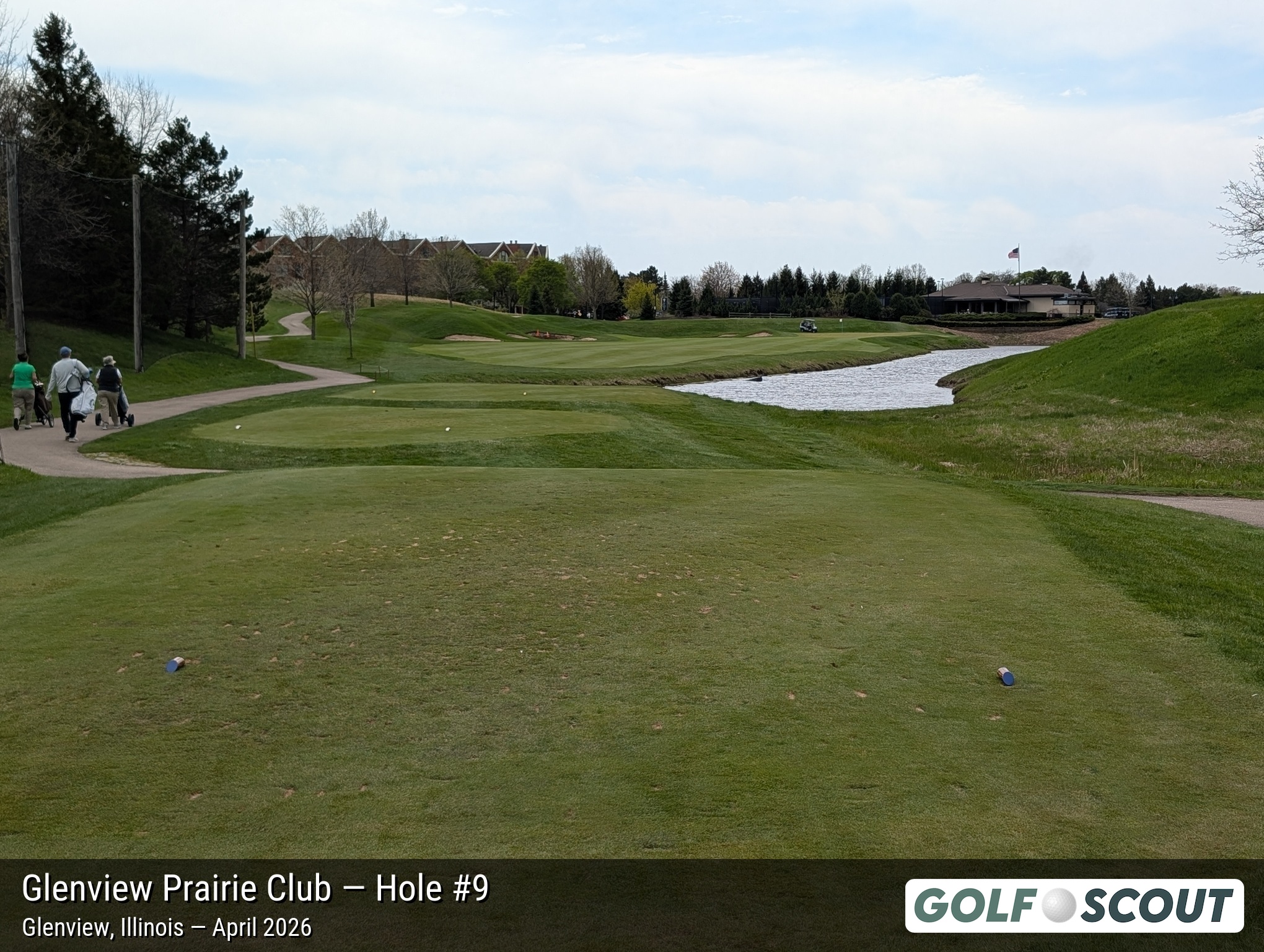 Hole 9 at Glenview Prairie Club