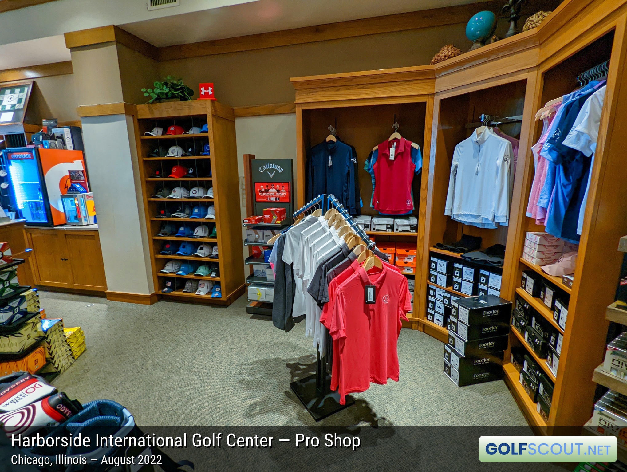 Photo of the pro shop at Harborside International - Port Course in Chicago, Illinois. 