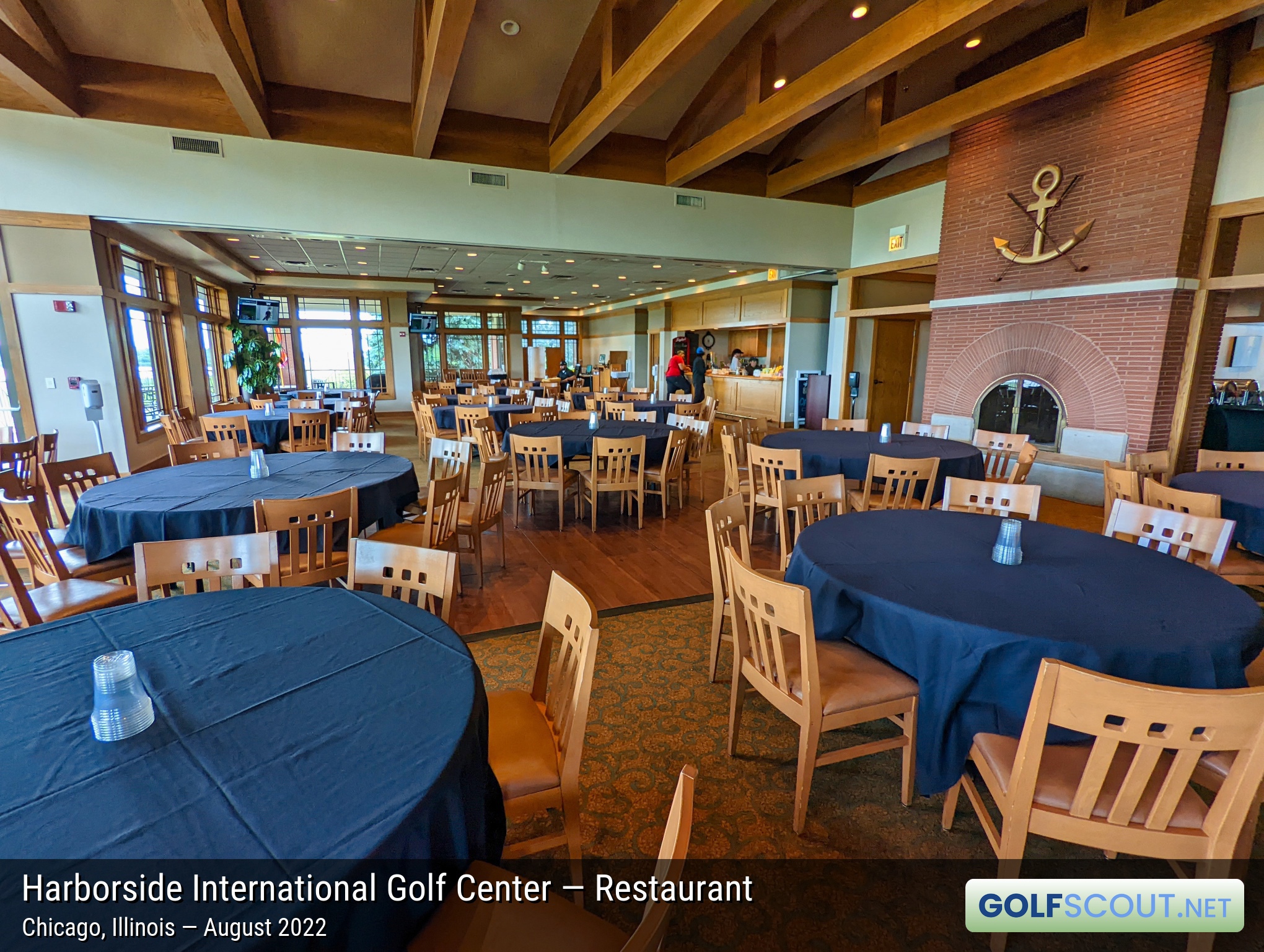 Photo of the restaurant at Harborside International - Port Course in Chicago, Illinois. 