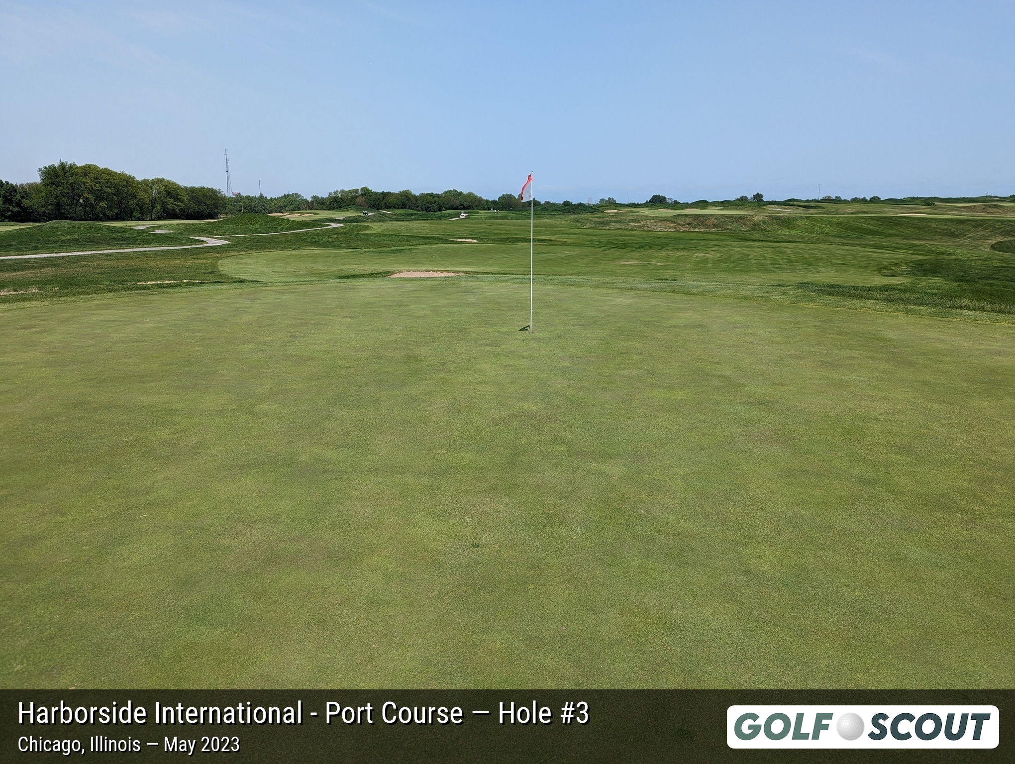 Hole 3 at Harborside International - Port Course