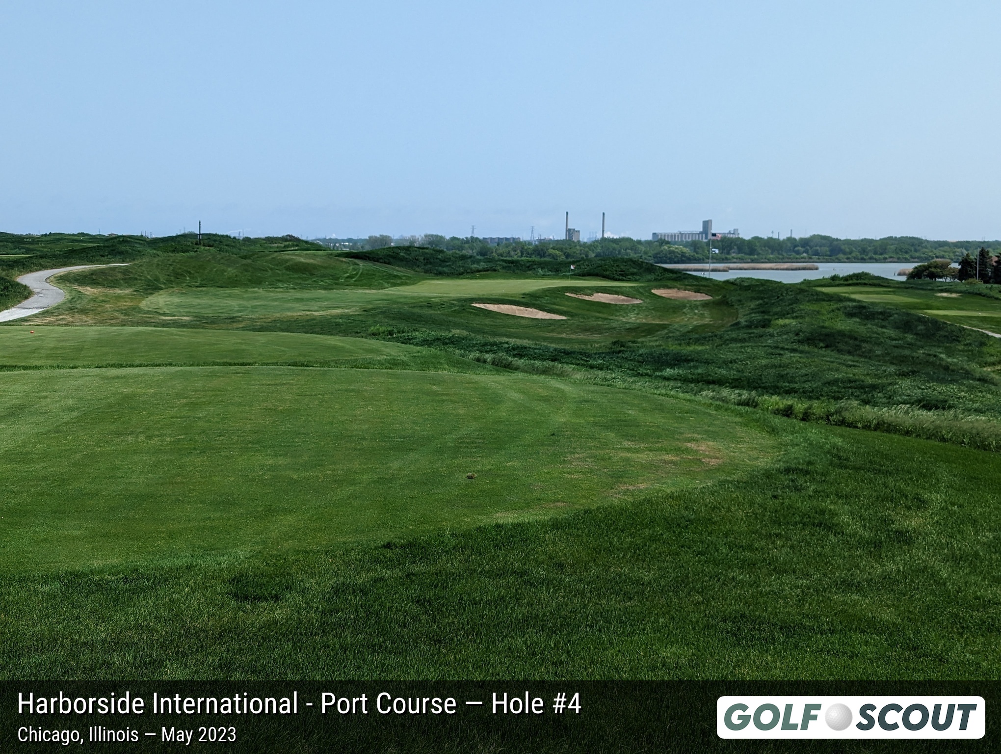 Hole 4 at Harborside International - Port Course