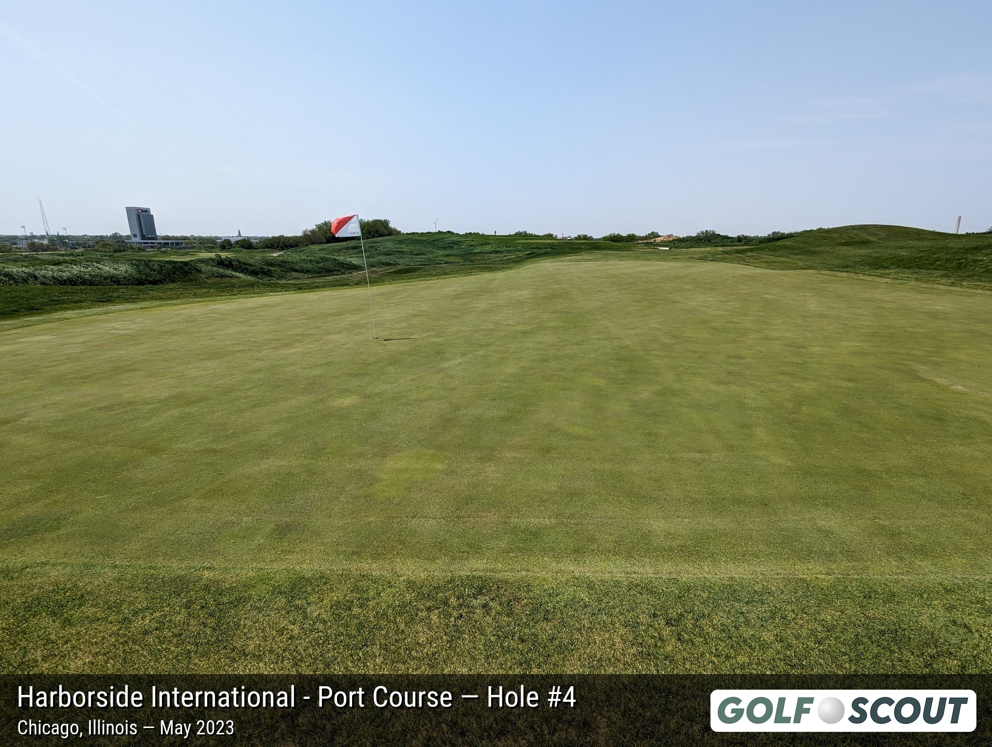 Hole 4 at Harborside International - Port Course