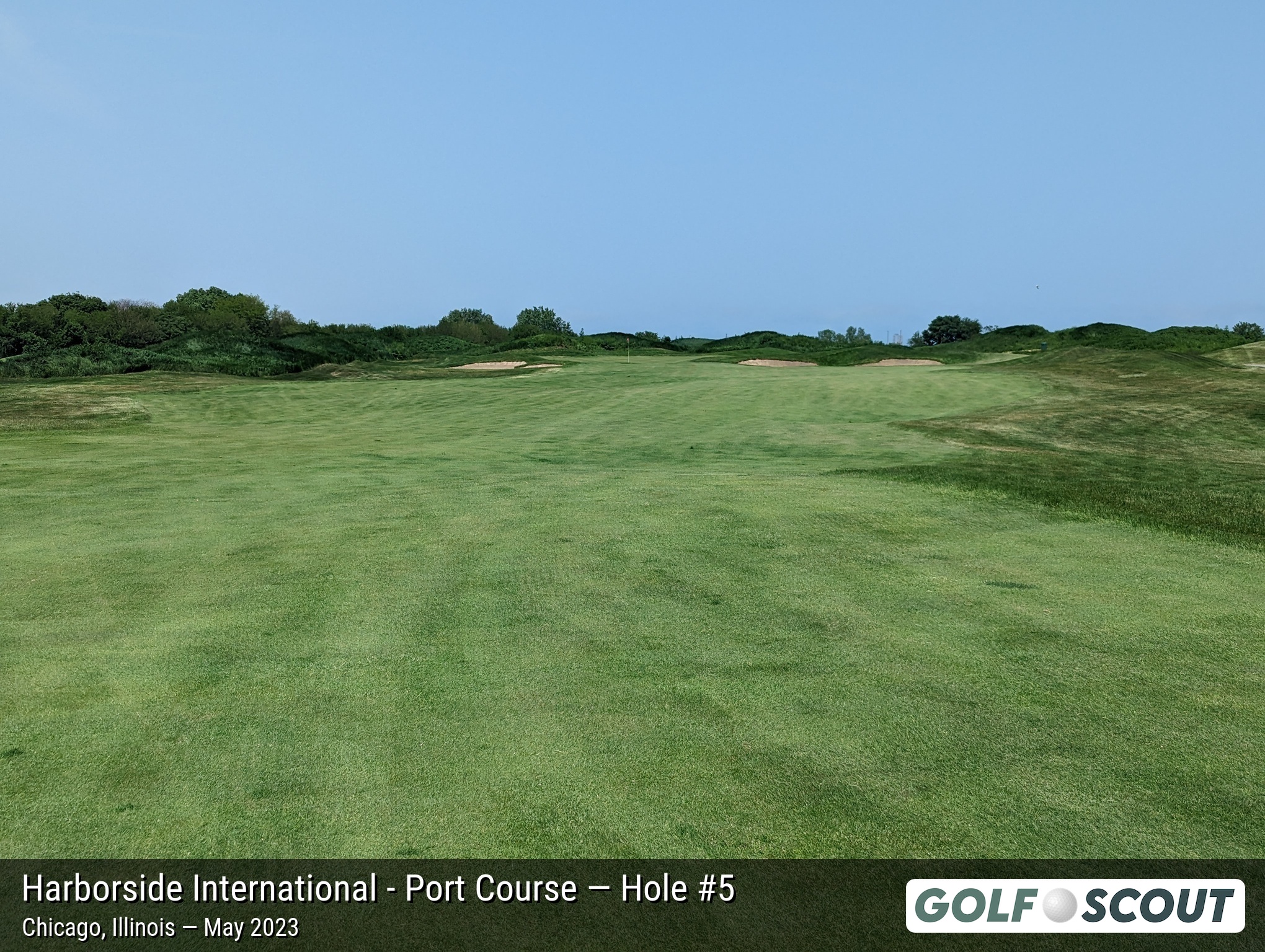 Hole 5 at Harborside International - Port Course