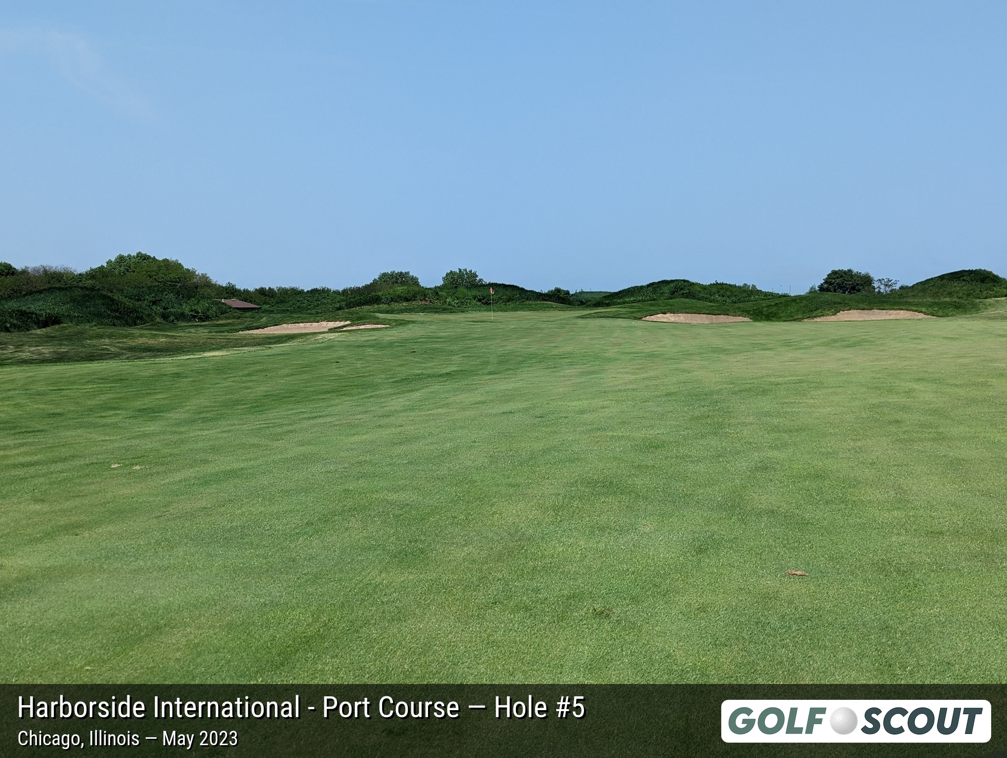 Hole 5 at Harborside International - Port Course