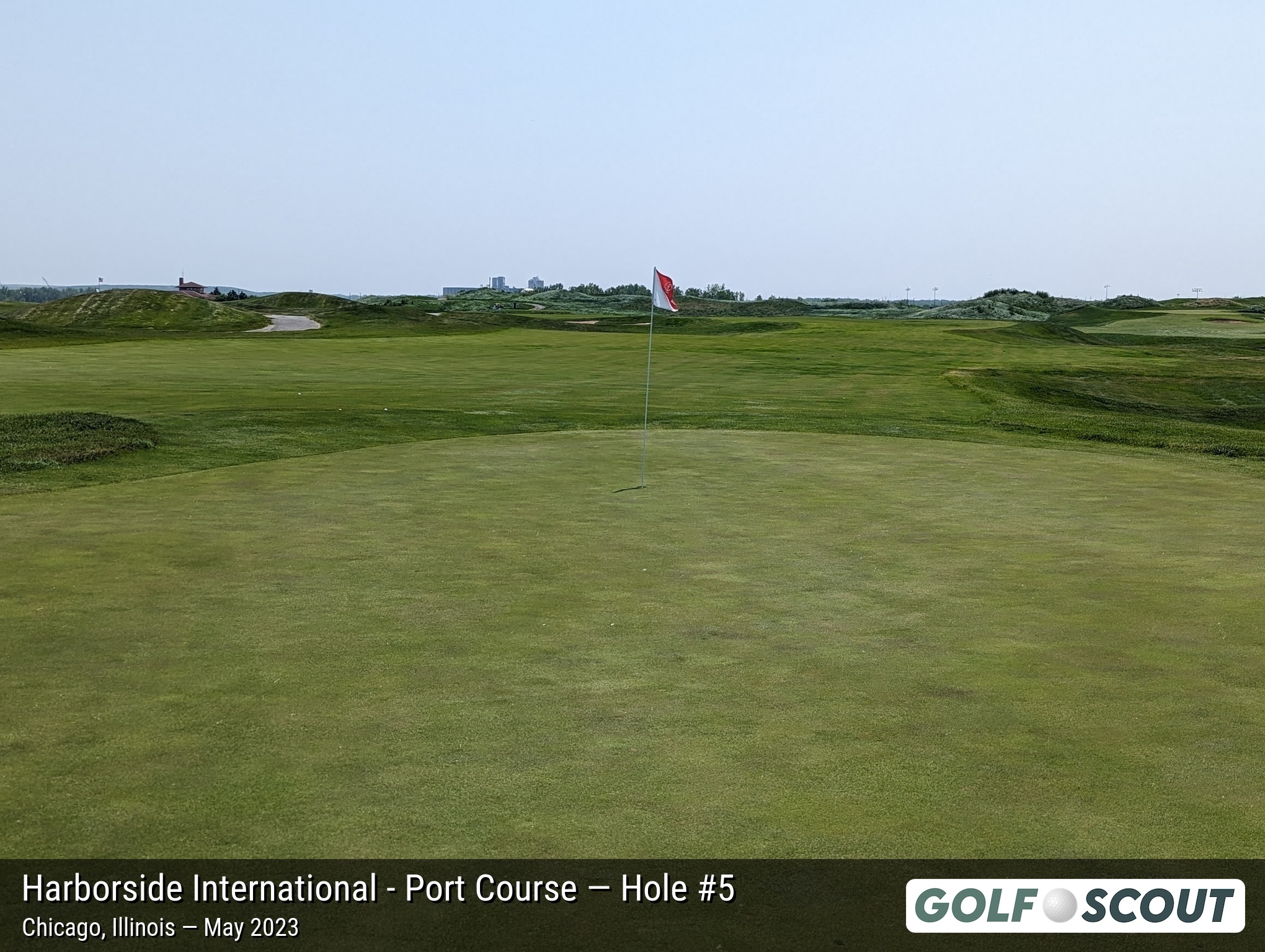 Hole 5 at Harborside International - Port Course
