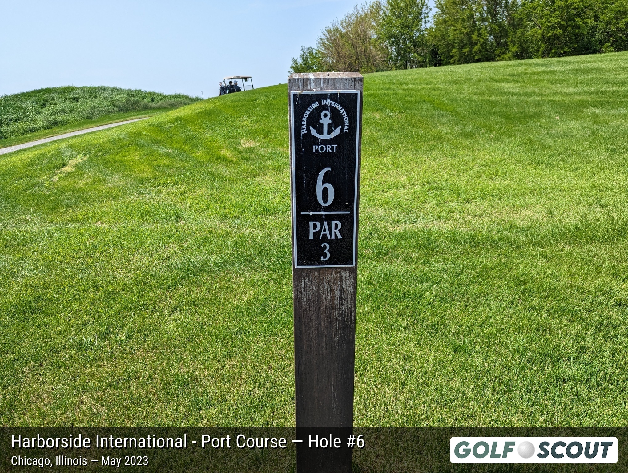 Hole 6 at Harborside International - Port Course