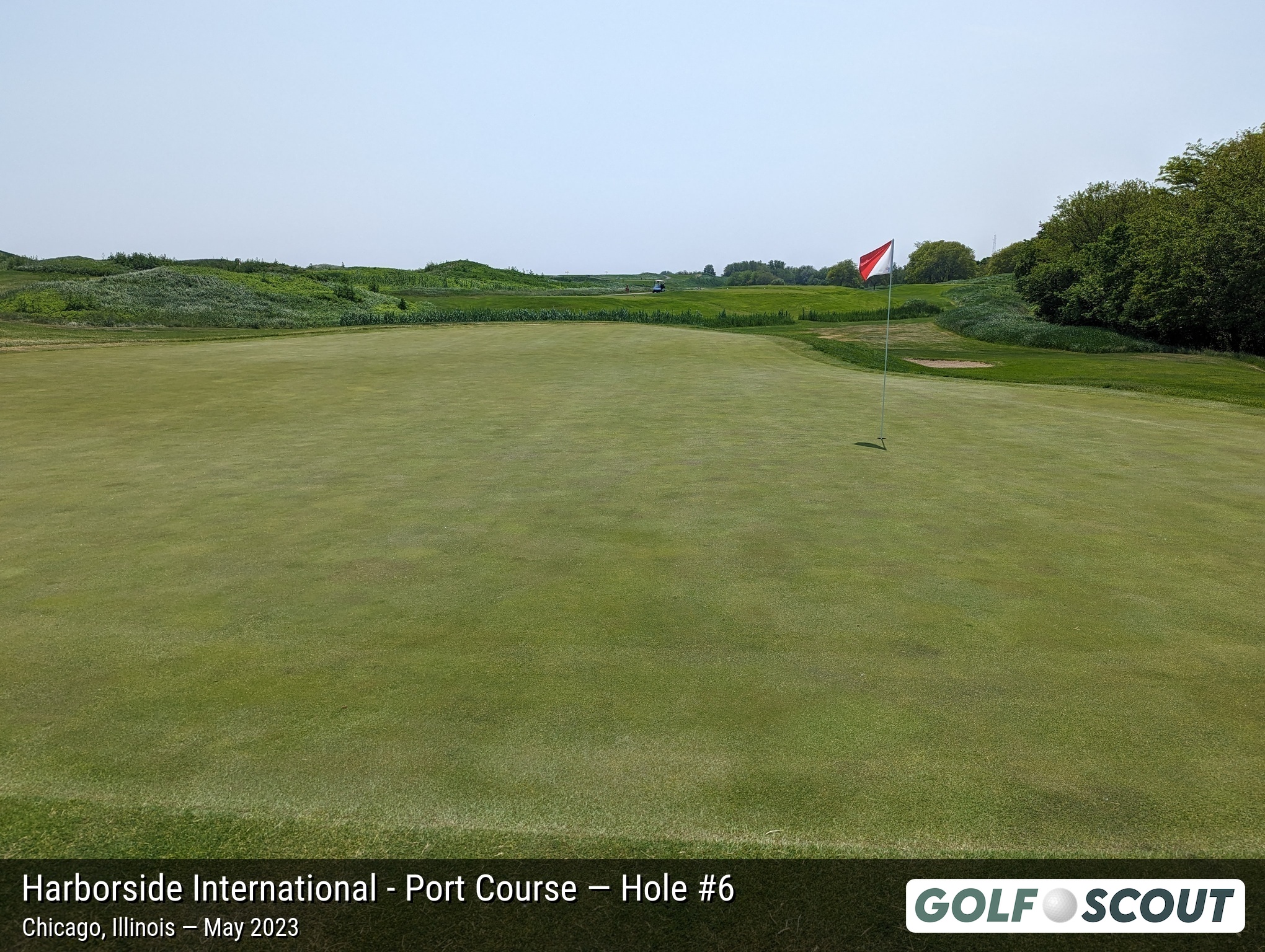 Hole 6 at Harborside International - Port Course