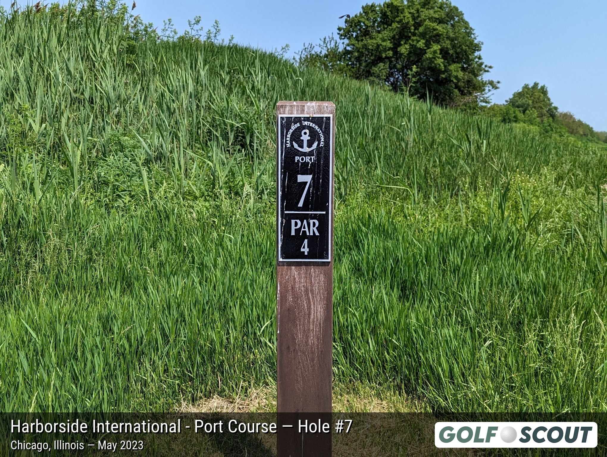Hole 7 at Harborside International - Port Course