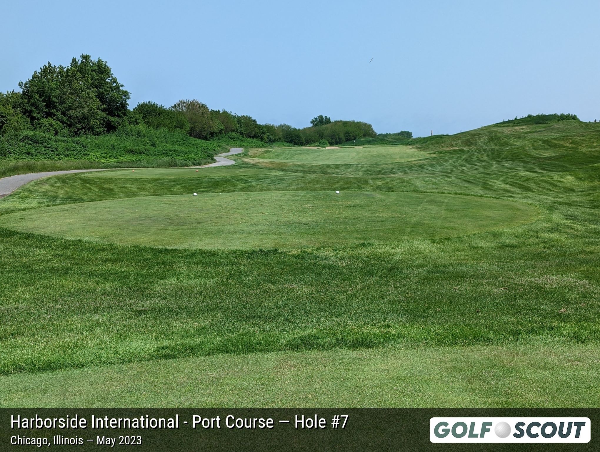 Hole 7 at Harborside International - Port Course