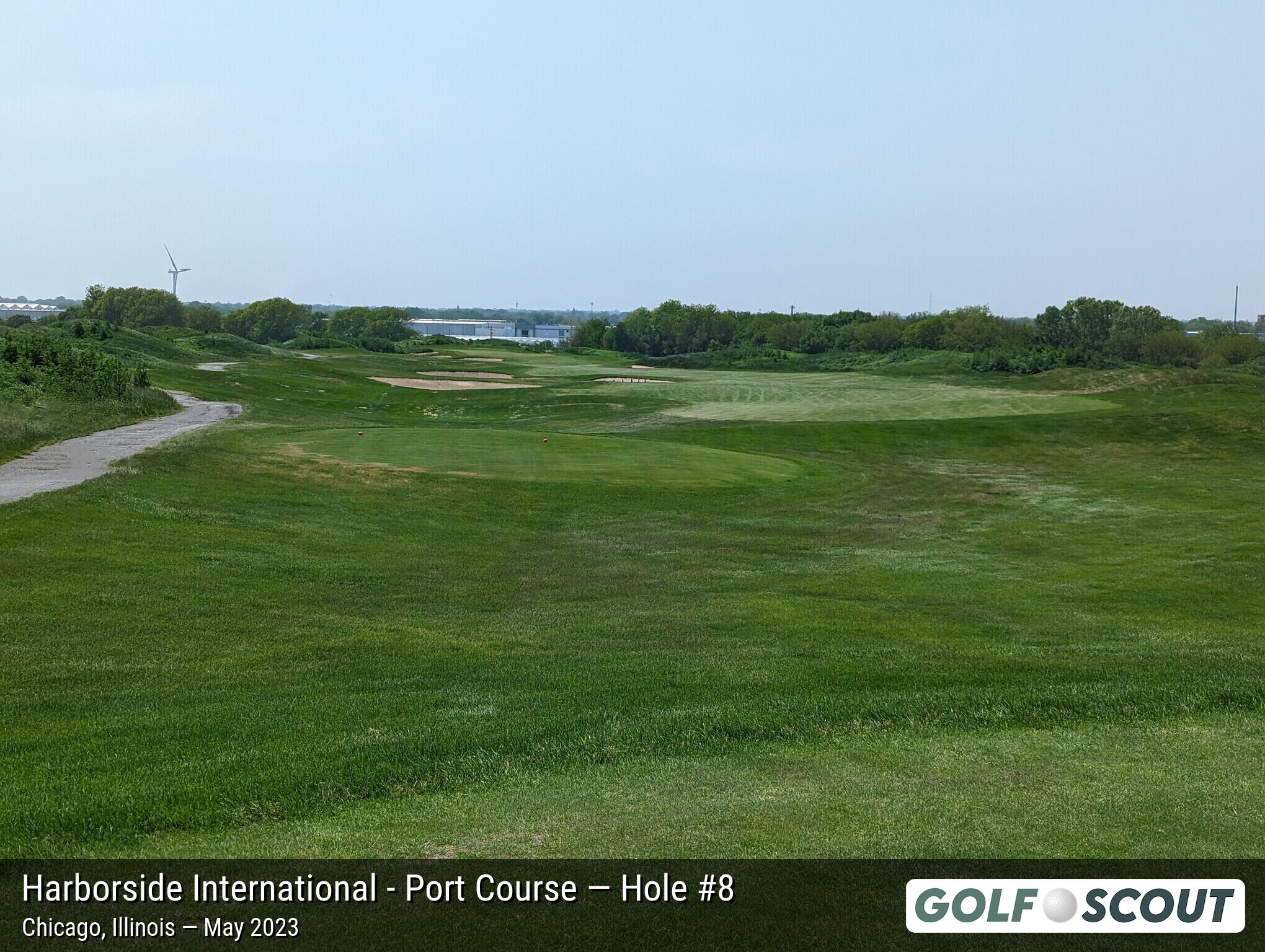 Hole 8 at Harborside International - Port Course